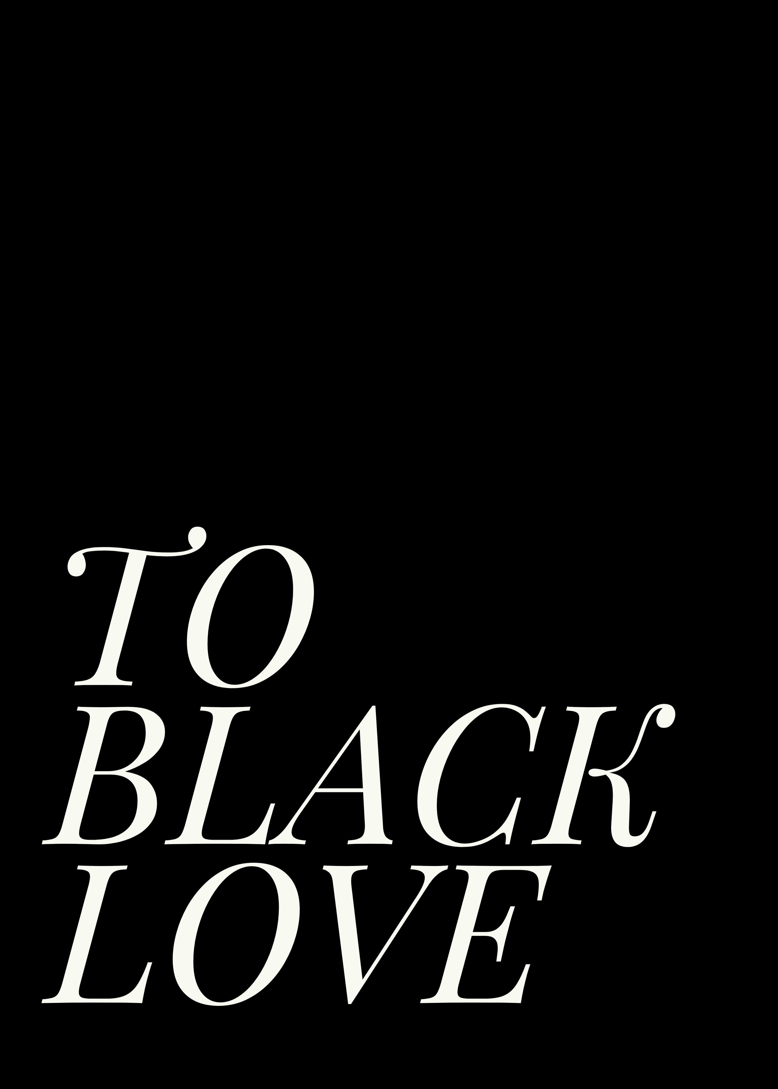 To Black Love