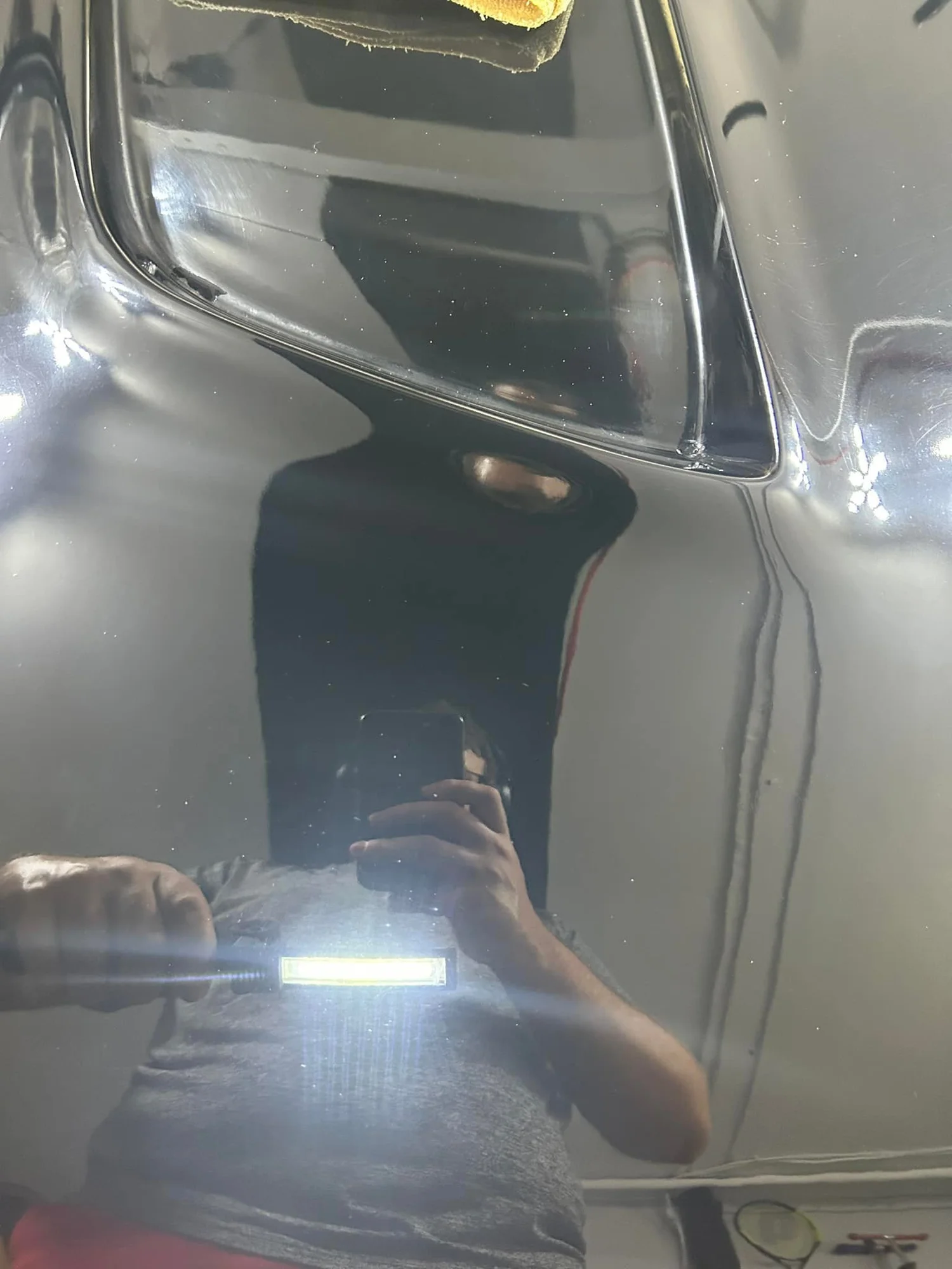 Paint after correction