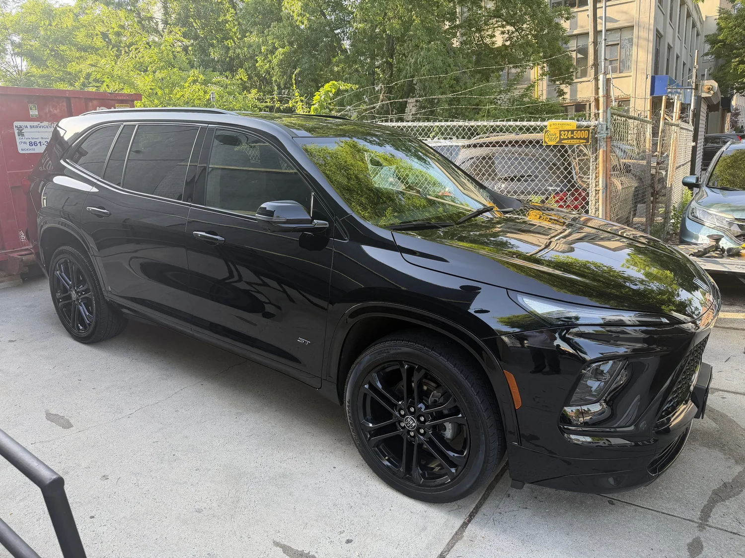 Black Chevy Blazer after professional detail Westchester County
