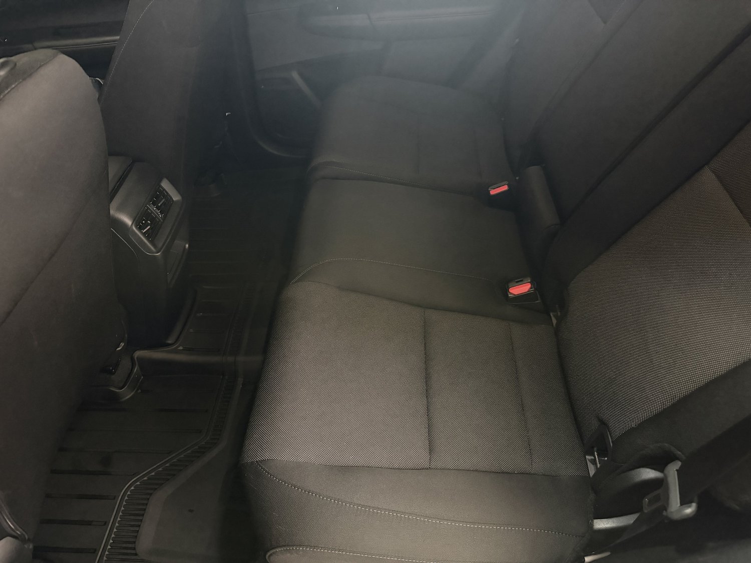 Rear car seat after professional stain removal