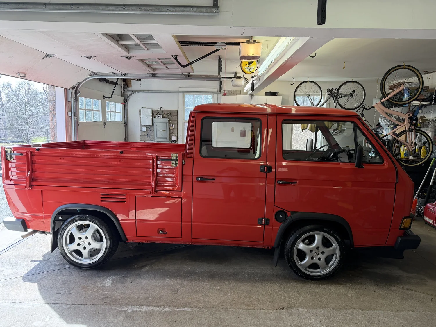 Classic VW truck exterior detail
