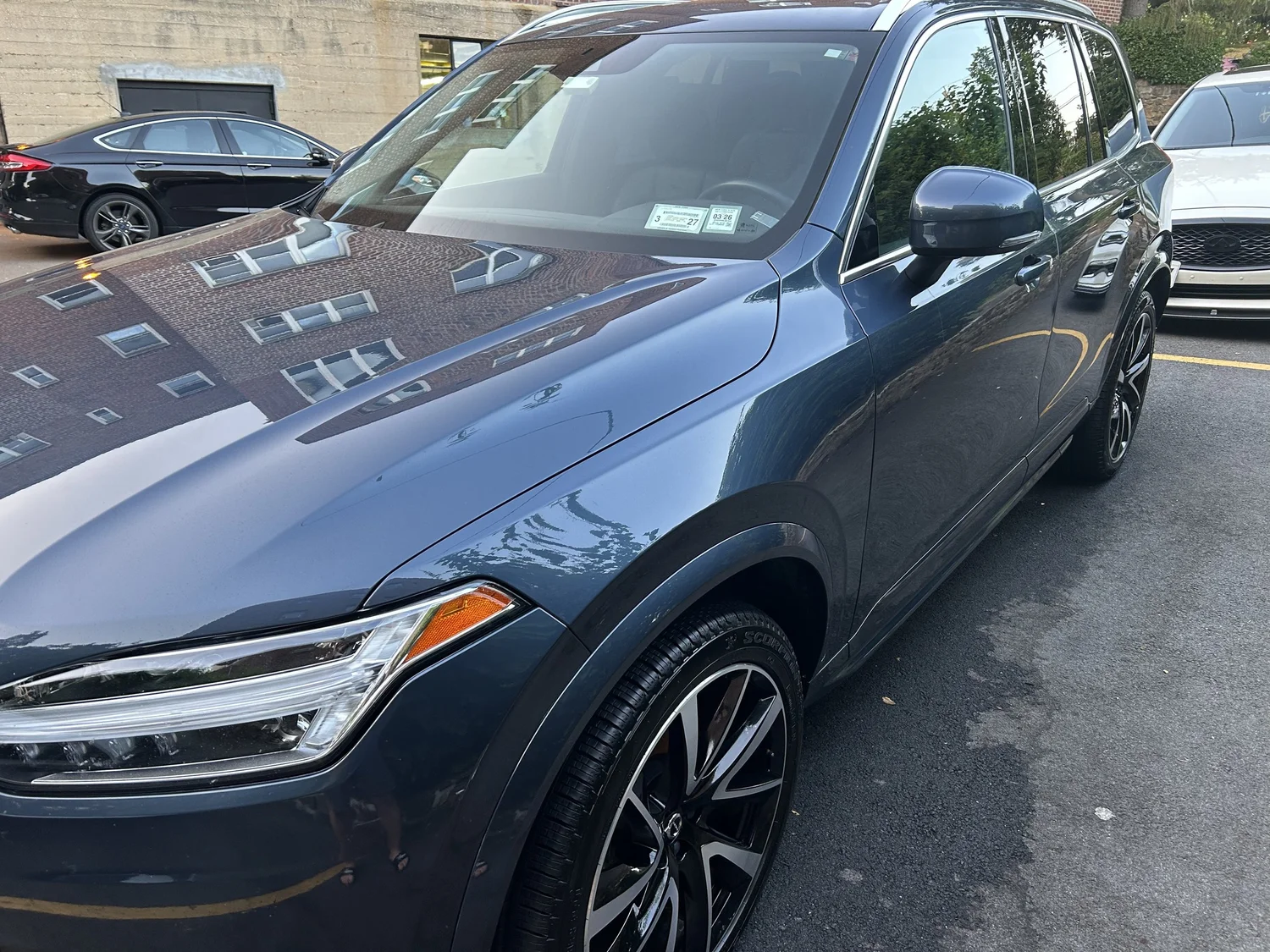 Blue Volvo SUV after Full Essentials detail in Rye, NY