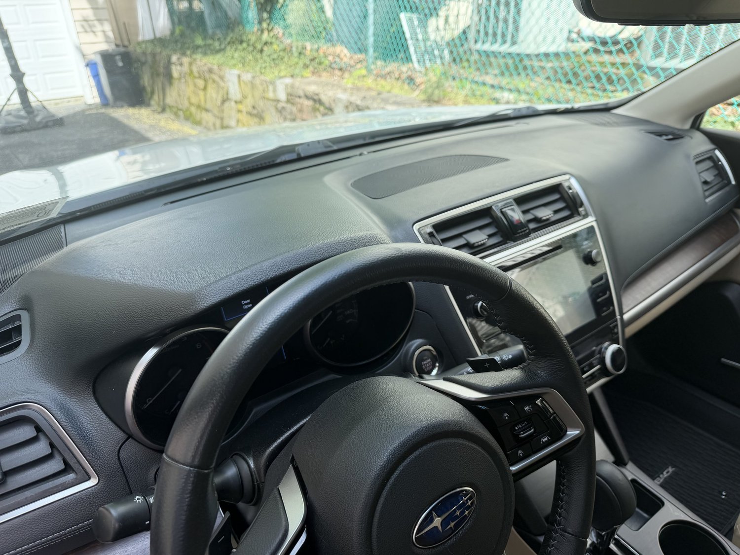 Clean dashboard after interior detailing