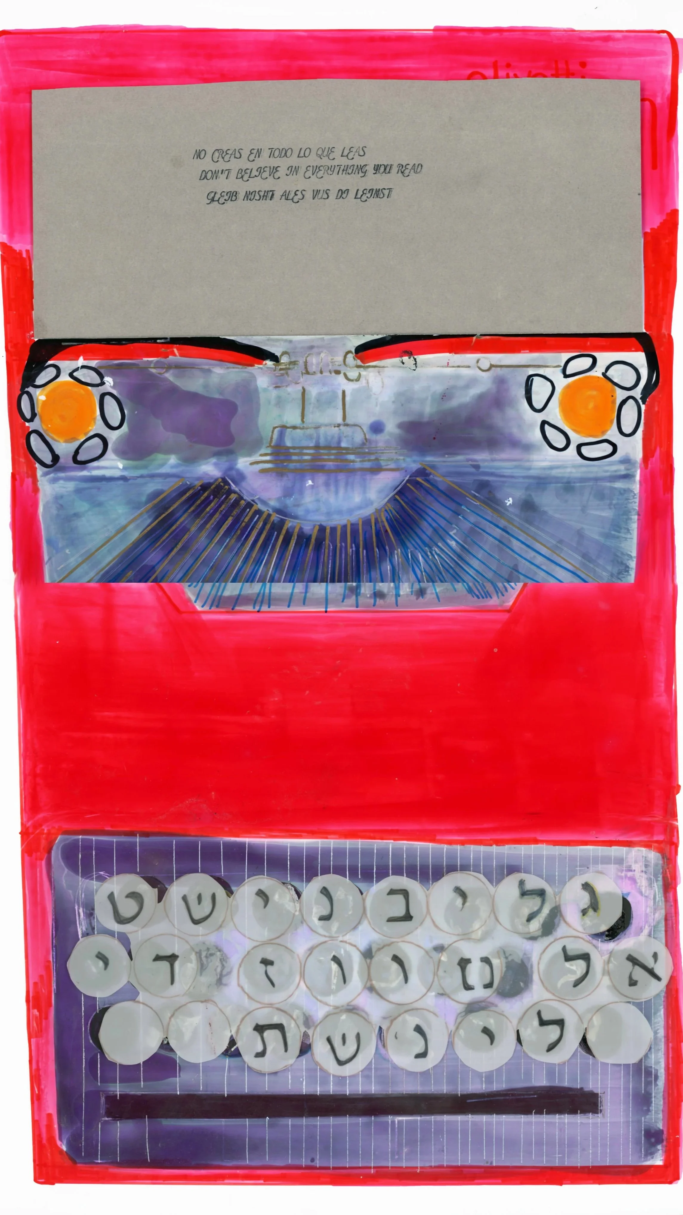 Don't believe in everything you read, 2026. Archival Pigmented Print on Bamboo Hahnemuhle paper. 24 x 20 in. Limited Edition print of 10. Embossed and signed.