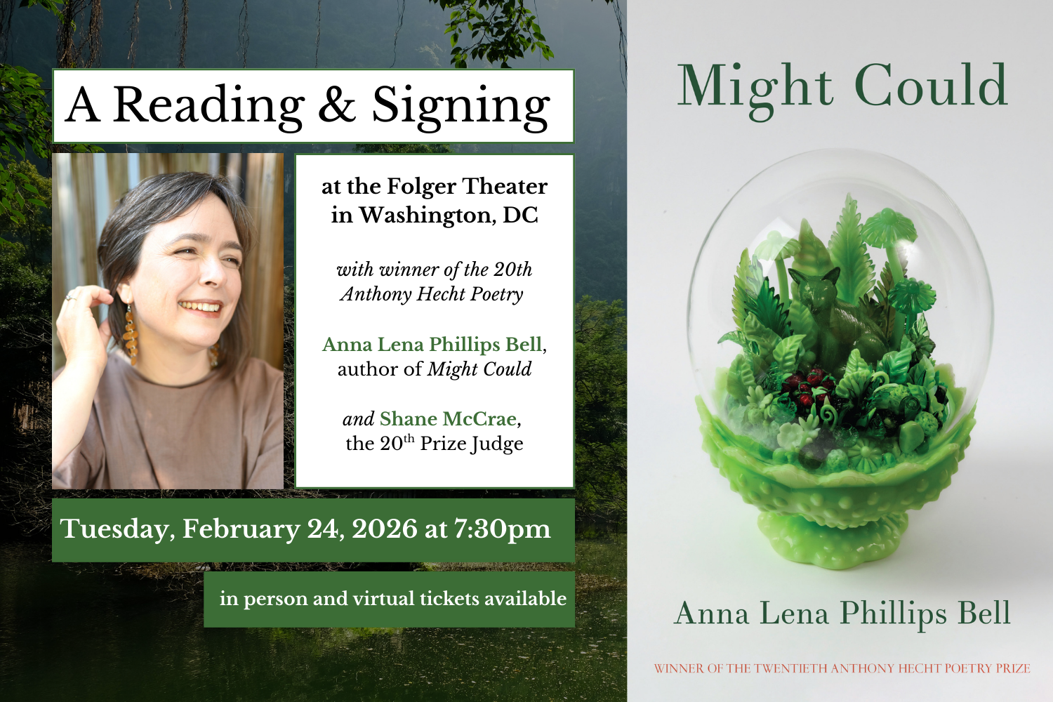 A Reading of Might Could, winner of the 20th Anthony Hecht Poetry Prize