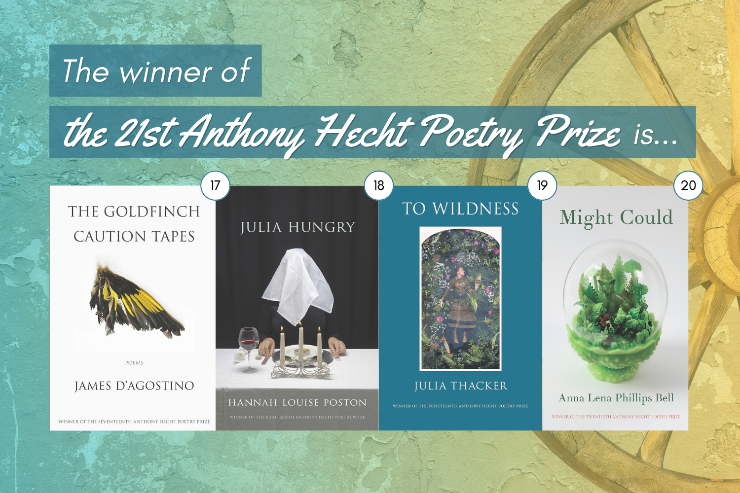 The 21st Anthony Hecht Poetry Prize