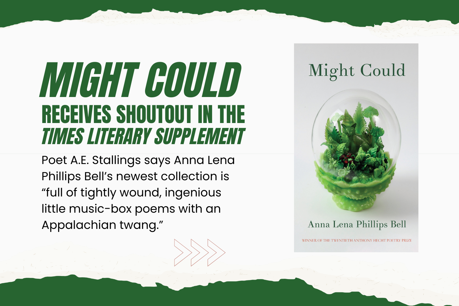MIGHT COULD receives shoutout in the TIMES LITERARY SUPPLEMENT