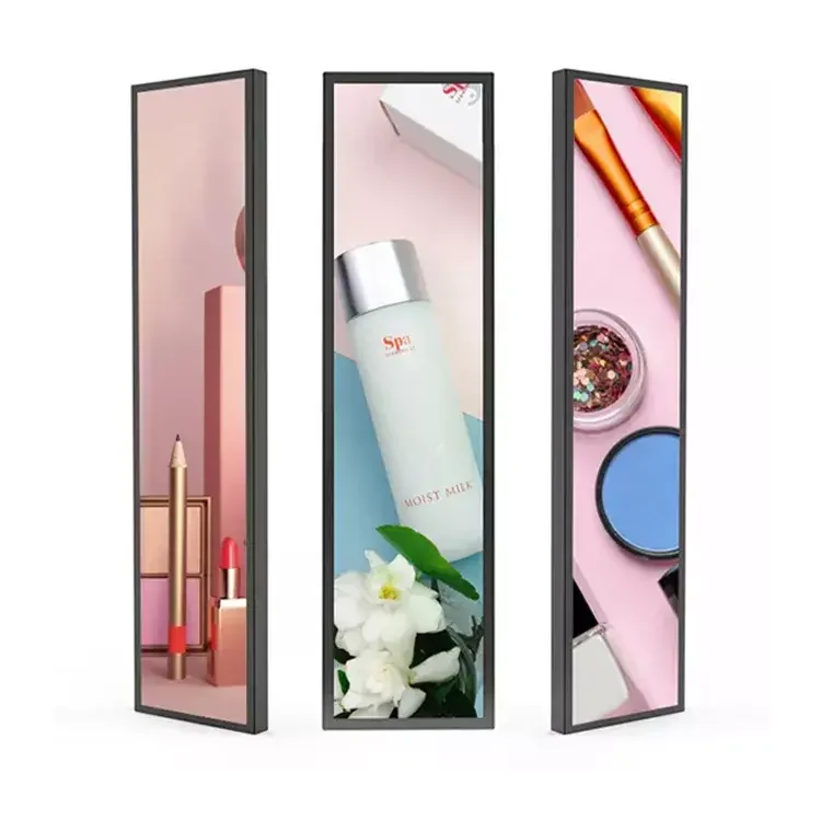digital signage bar display линеен надлъжен дисплей екран