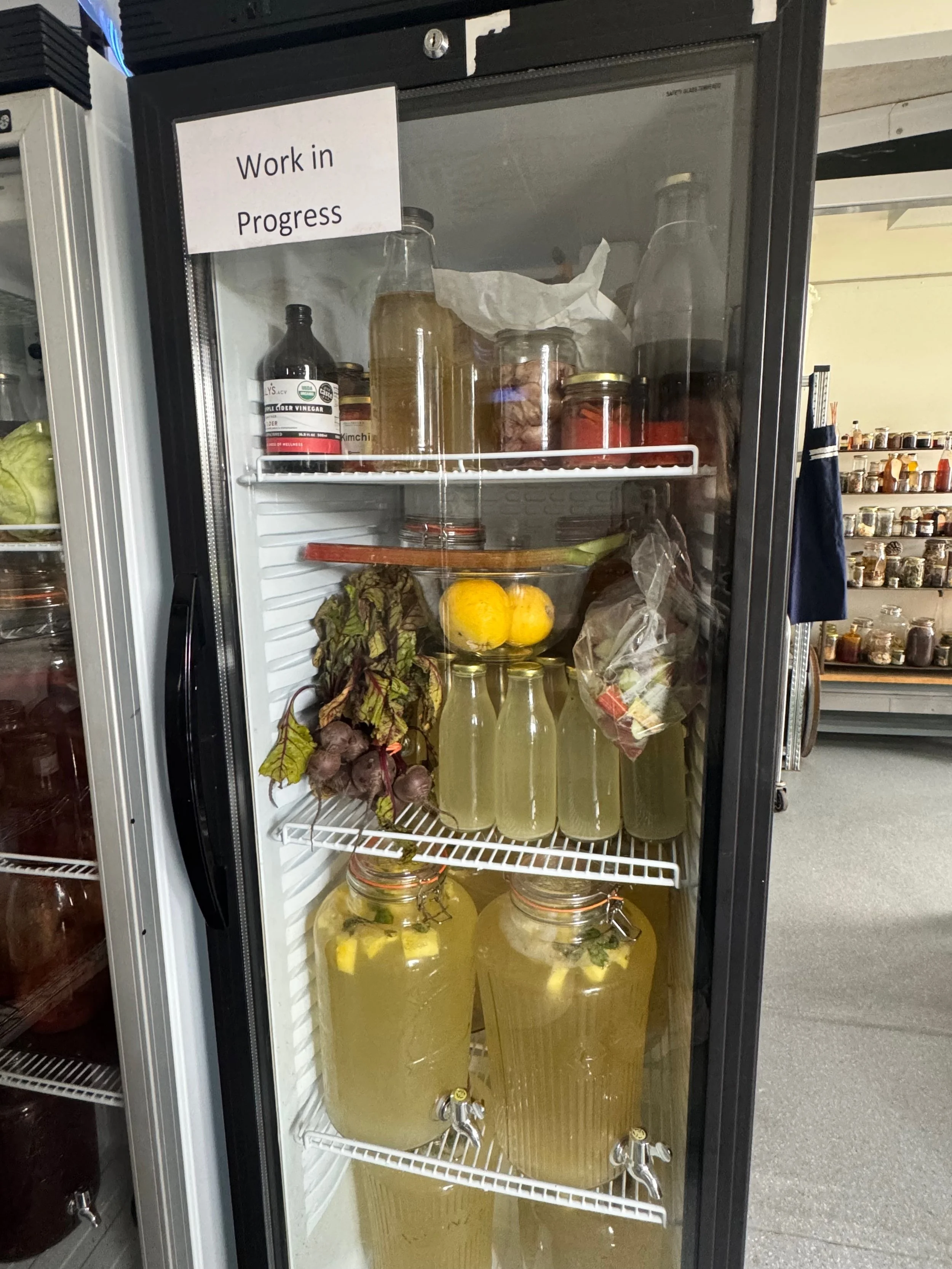 Fermenting kefir in fridge