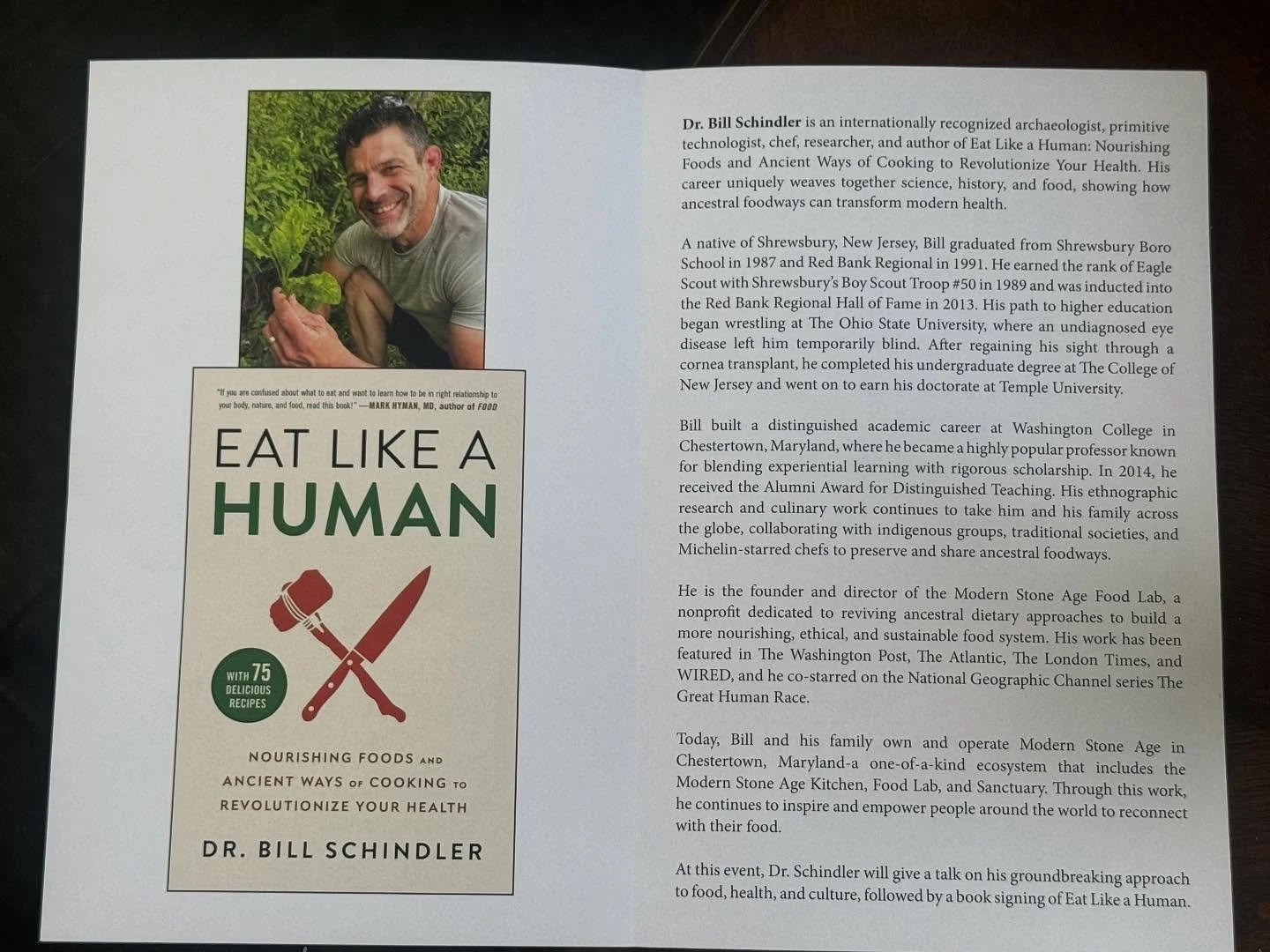 I am so excited to return to my hometown tonight for an interview with Mayor Kim Eulner followed by a presentation about our Eat Like a Human approach at Modern Stone Age.
 
If you are in the area please join us at 7:00 pm at the:
Shrewsbury Historic