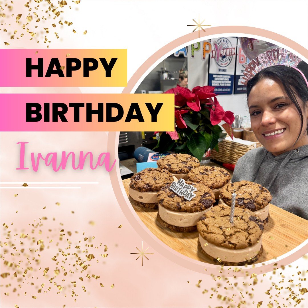 ✨ Happy Birthday, Ivanna! ✨

Ivanna keeps the kitchen running smoothly Tuesday through Friday - always with a smile. Whether she&rsquo;s making sandwiches, whipping up mayo, peanut butter, or mustard, she brings care, consistency, and positivity to e