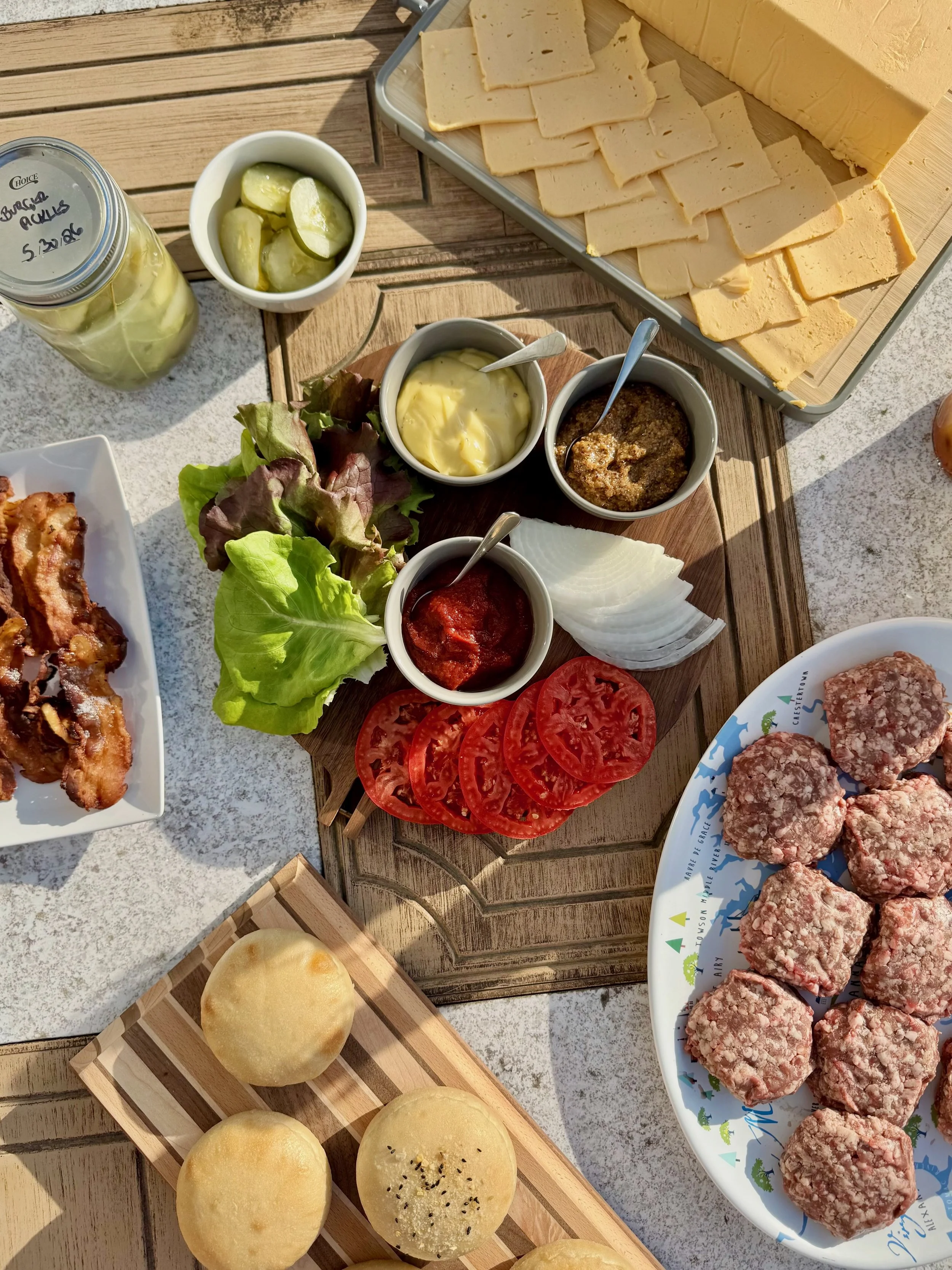 Burger research at home