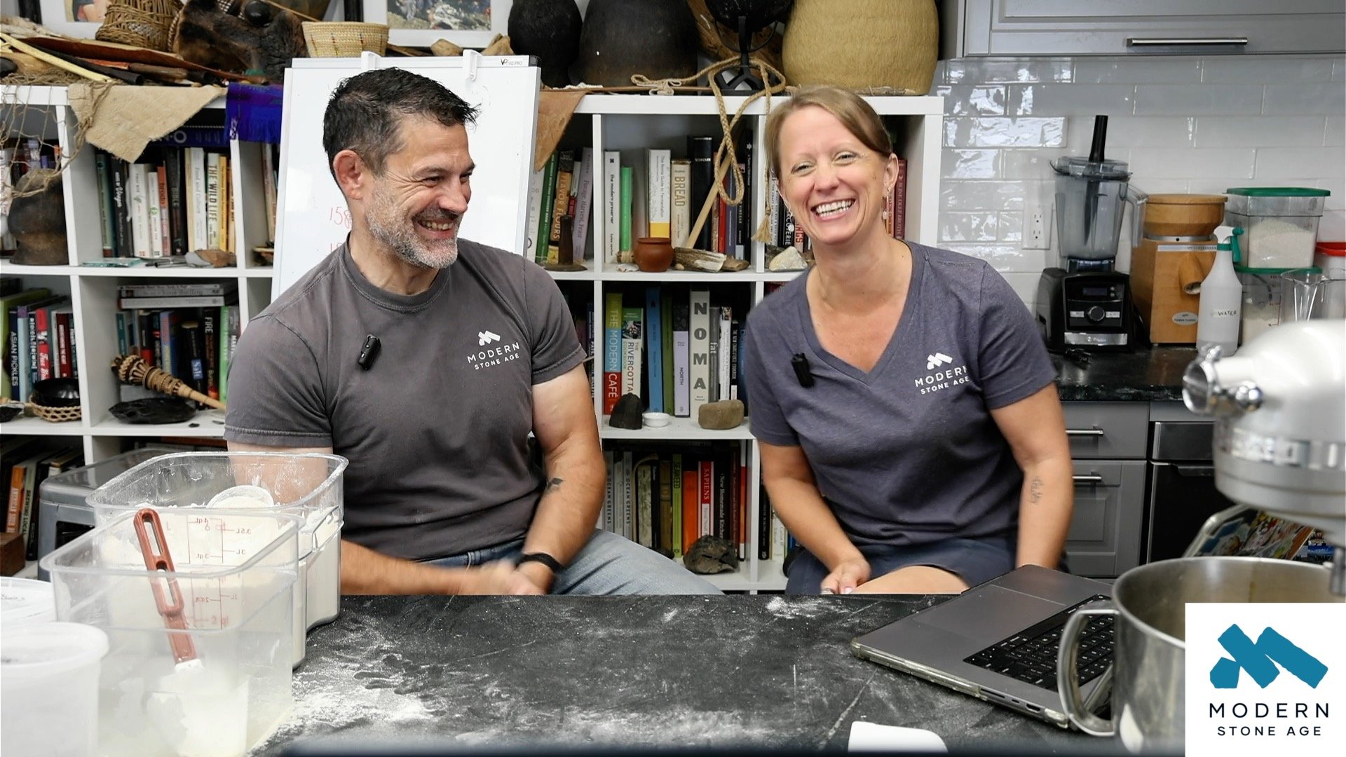 Dr. Bill & Christina having fun during the weekly Q&A