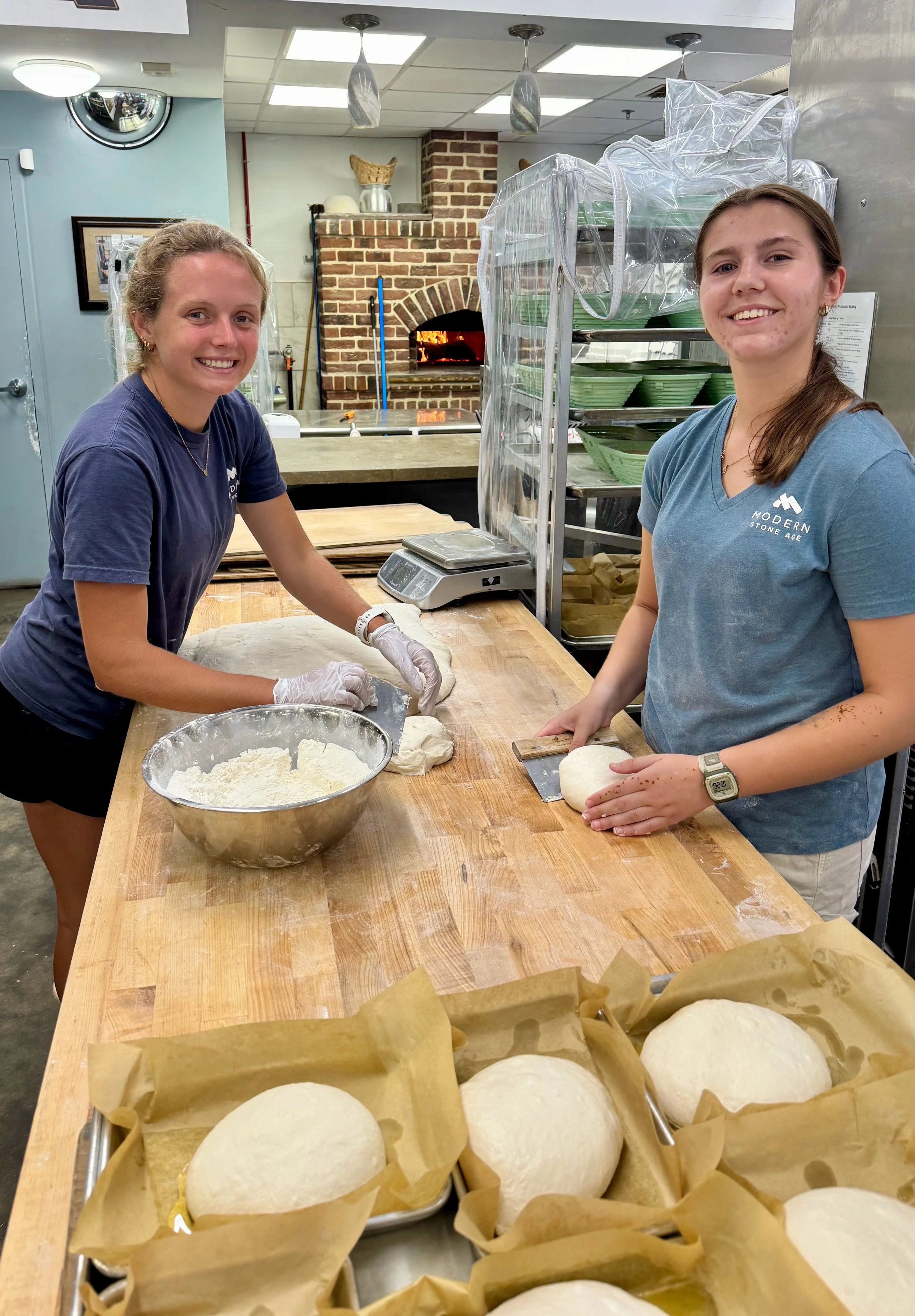 Ansley & Maria shaping in 100+ degree heat