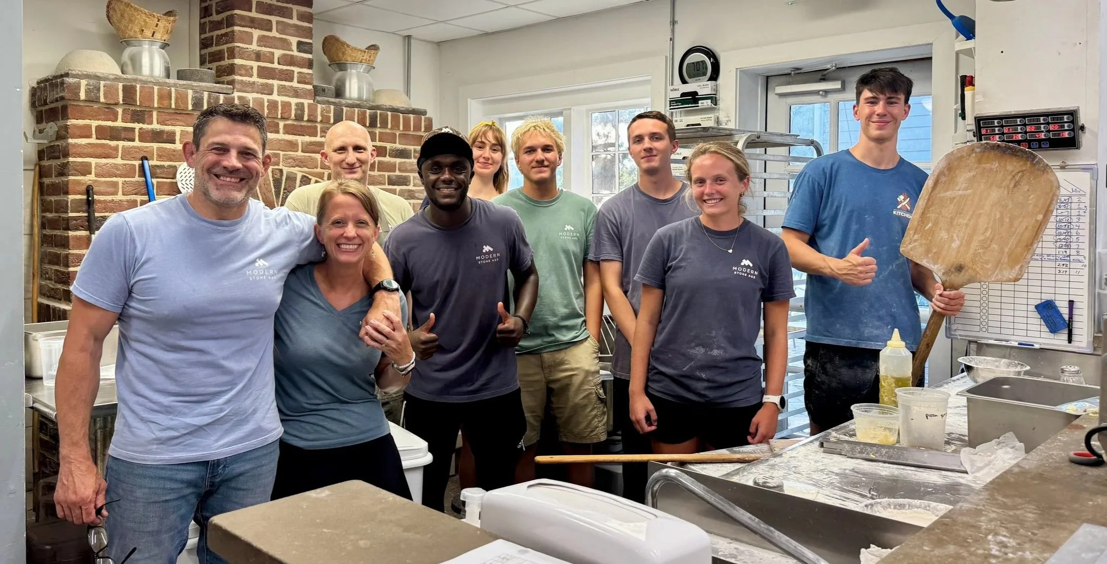 Our 4th of July Pizza Team