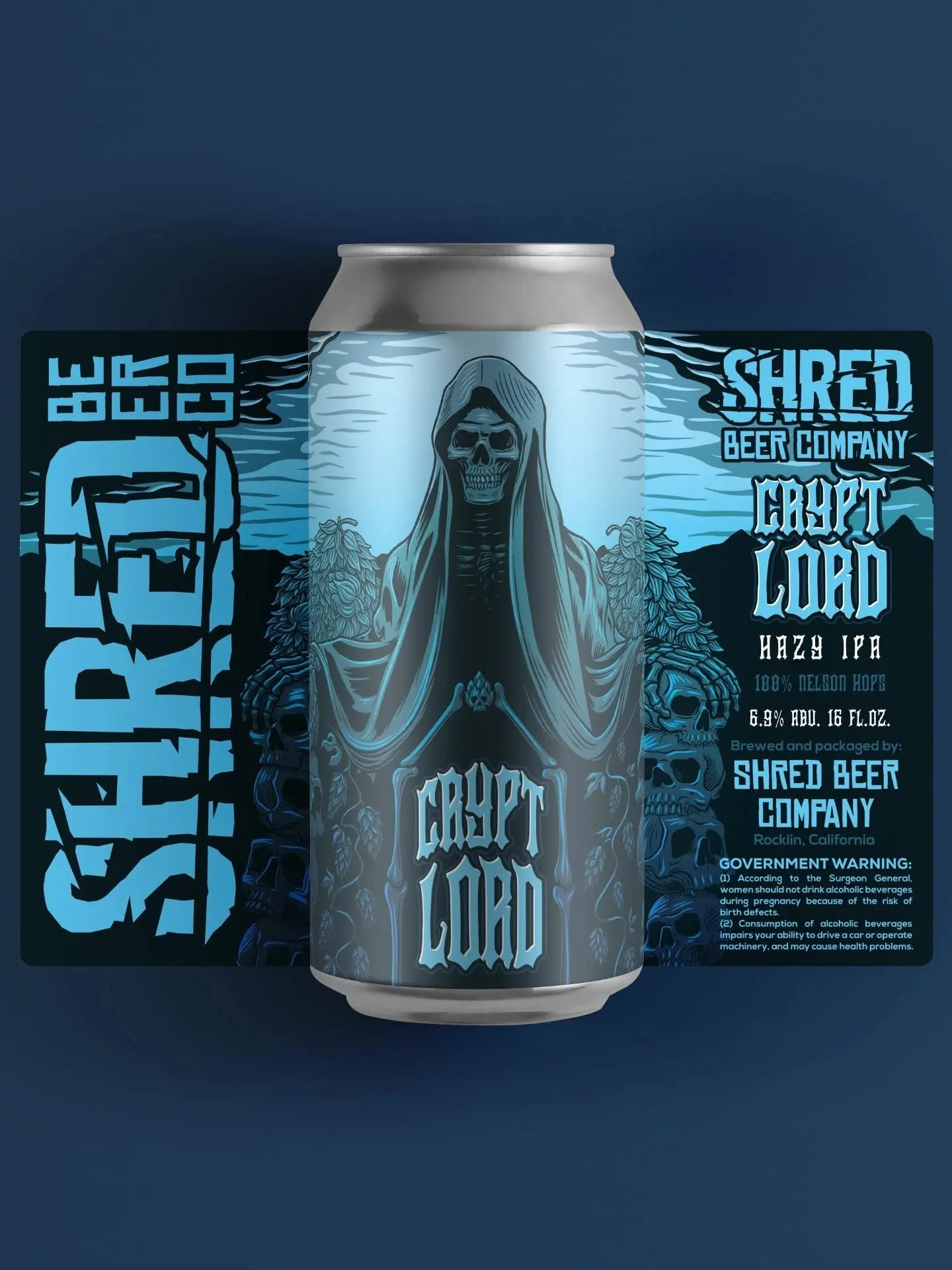 Crypt Lord for @shredbeer 🍺🤘🏼💀
.
.
.
#beerlabel #labeldesign #labelart #illustration #procreate #procreateillustration #beerlabeldesign