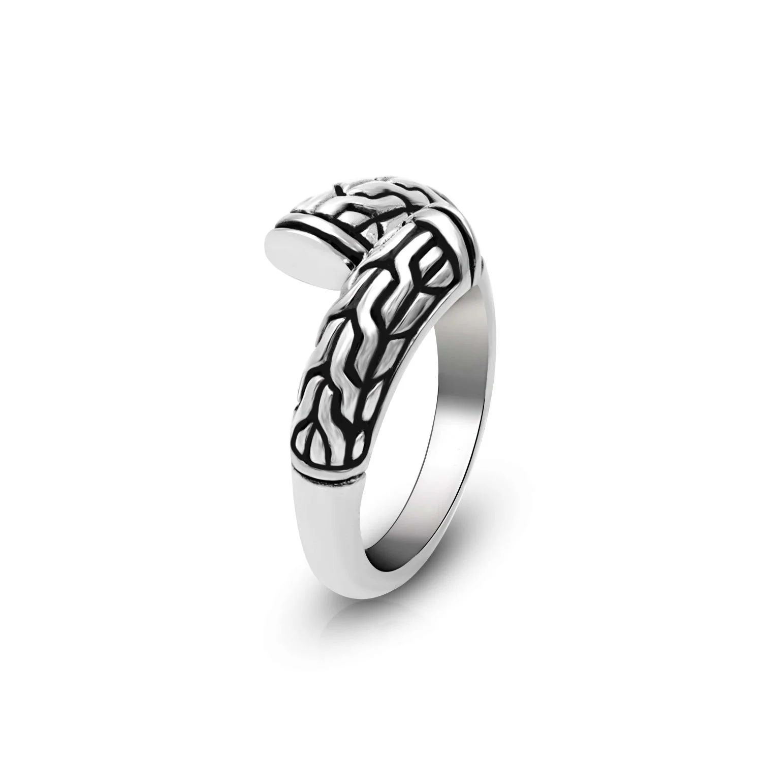 Artisan Handcrafted Sterling Silver Circle of Life Ring-FRNNNN4262-S1-C.jpg