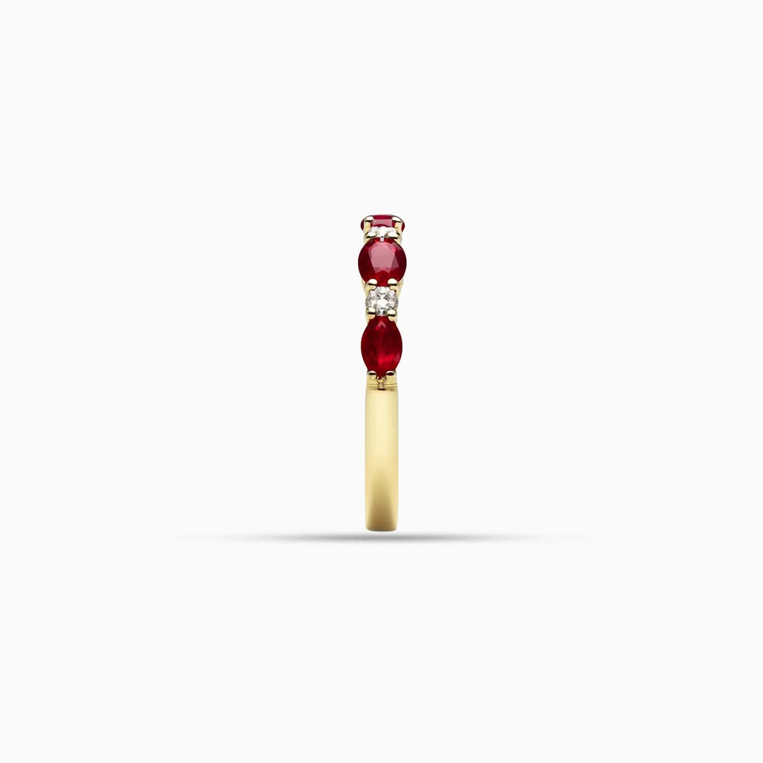 Oval Ruby & Diamond Band in 14K Yellow Gold-FRRBDD5206-S1-C.jpg