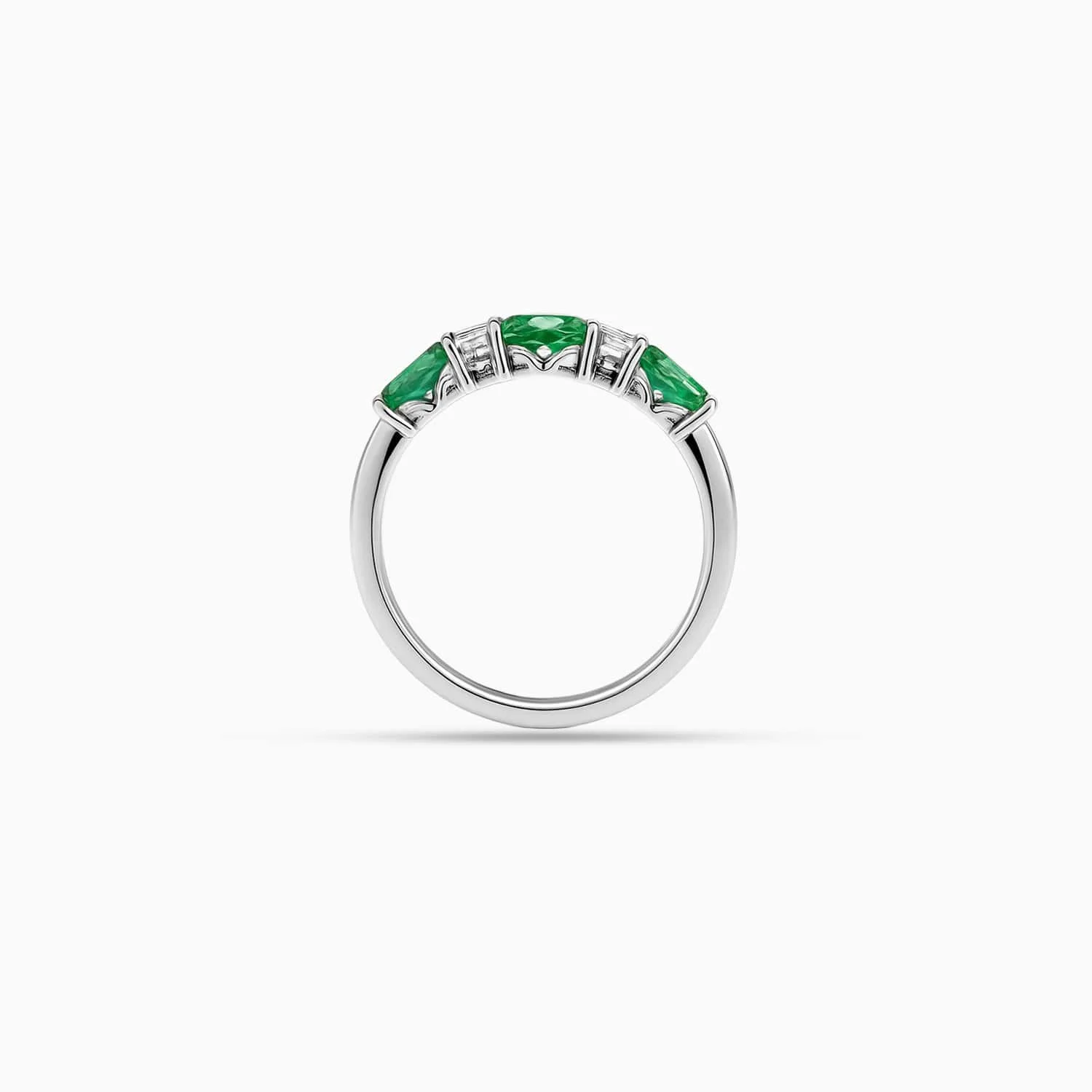Oval Emerald & Diamond Band in 14K White Gold-FREMDD5205-F2-C.jpg