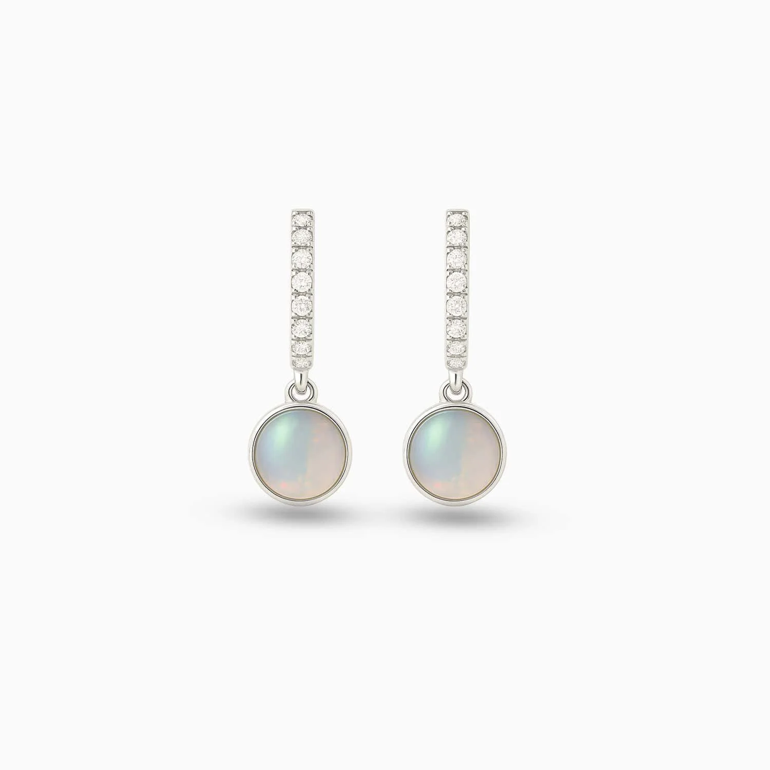 Round Opal & Diamond Drop Earrings in 14K White Gold-EAOPDD5218-F1-C.jpg