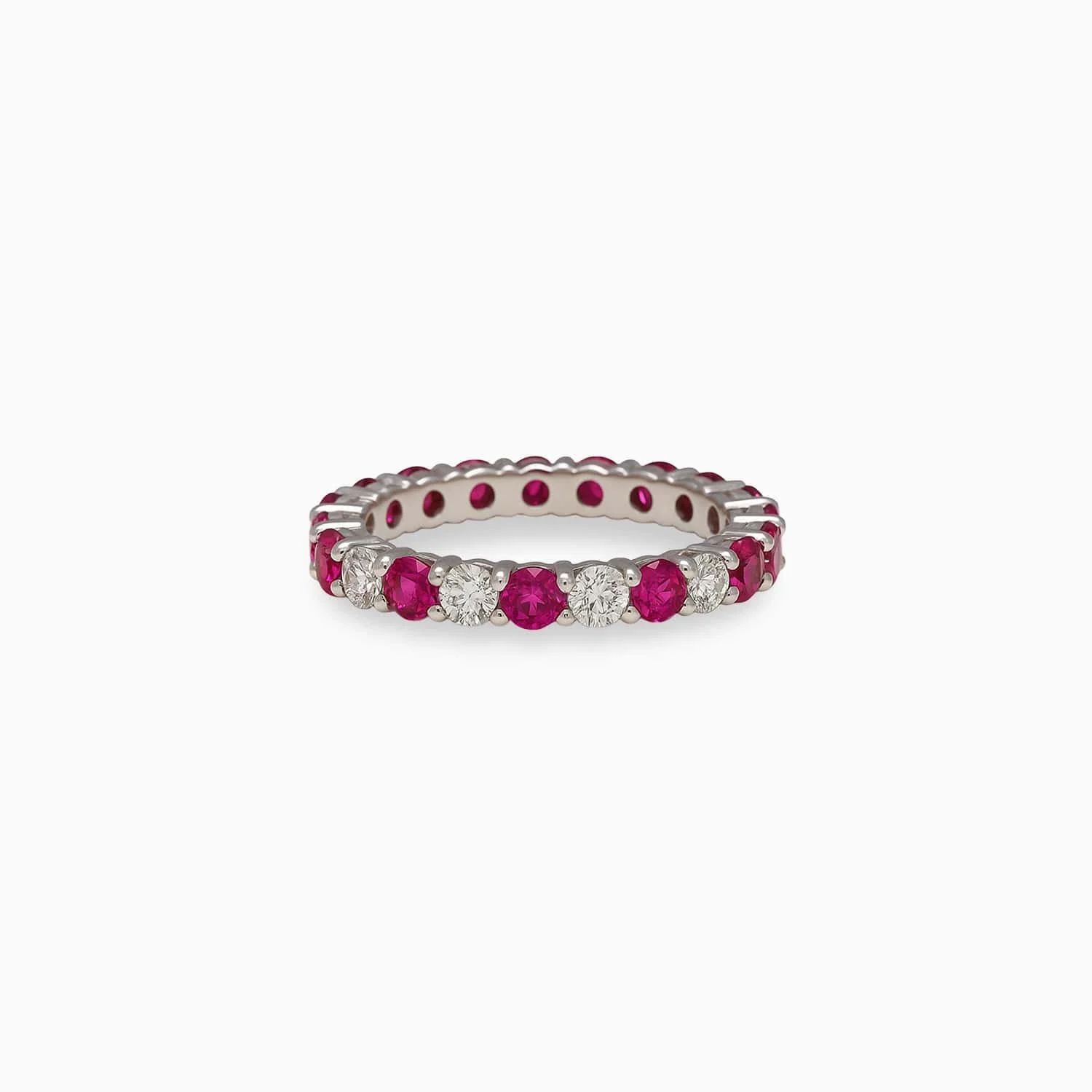 Pink Sapphire & Diamond Band in 18K White Gold-FRSADD9227-F1-C.jpg