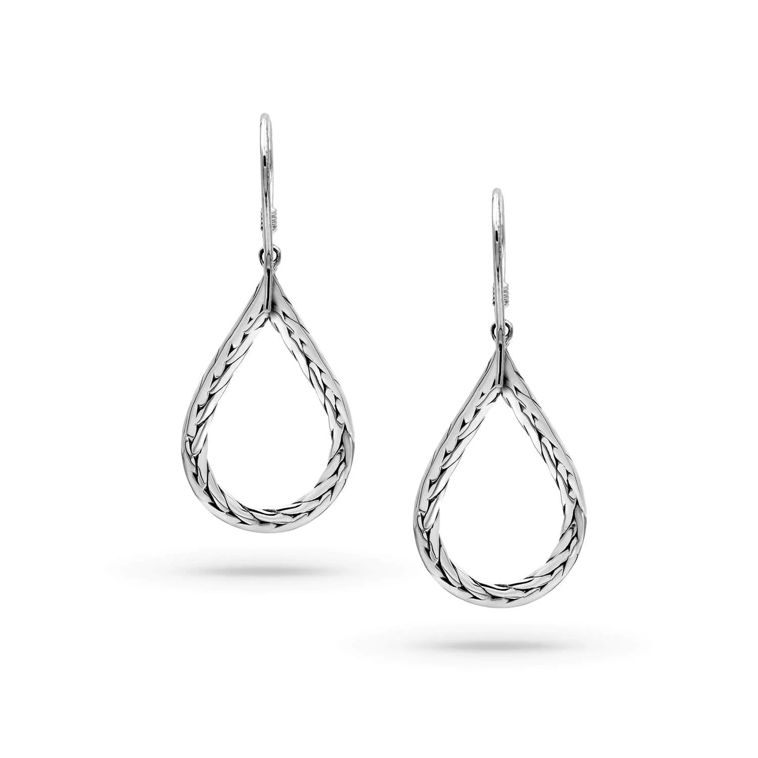 Artisanal Sterling Silver Pear Drop Earrings-EANNNN4267-F2-C.jpg