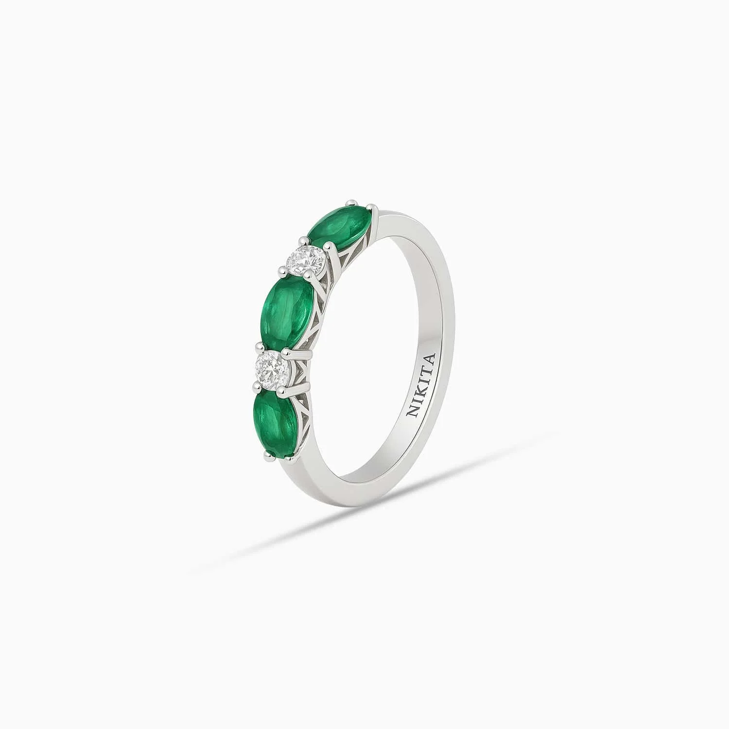 Oval Emerald & Diamond Band in 14K White Gold-FREMDD5205-S2-C.jpg
