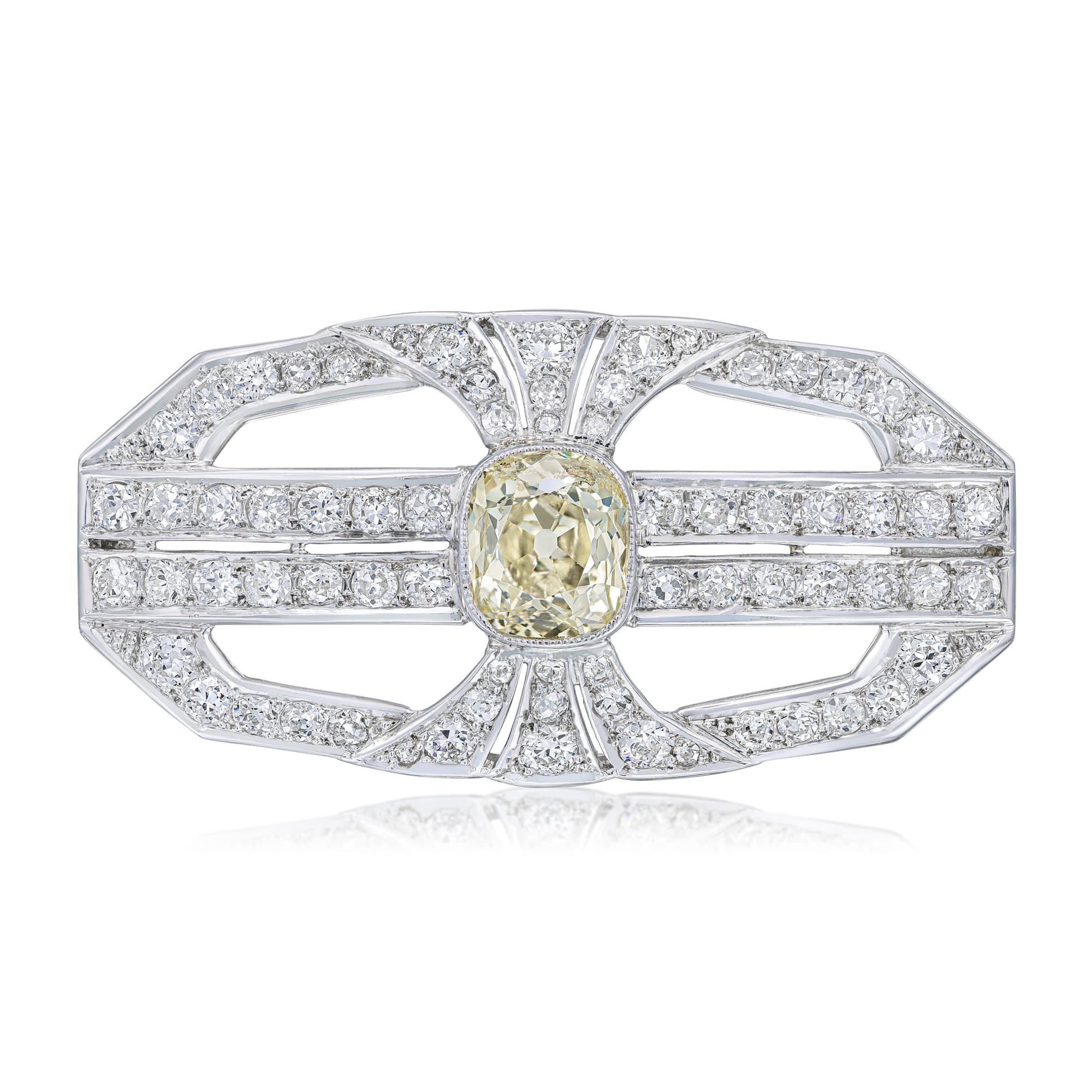 geometric diamond pin