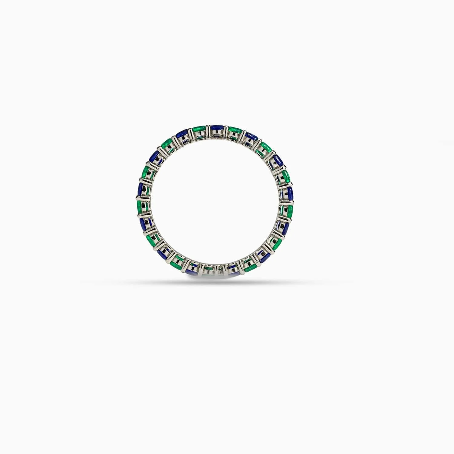 Sapphire & Emerald Band in 18K White Gold-FRSAEM9228-S2-C.jpg