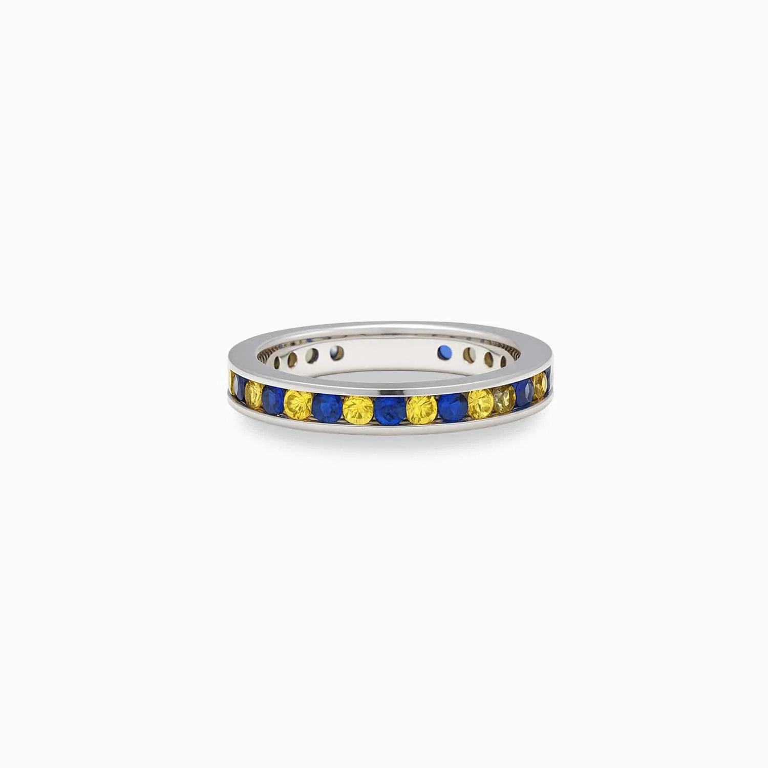 Blue & Yellow Sapphire Band in 18K White Gold-FRSASA9226-F1-C.jpg