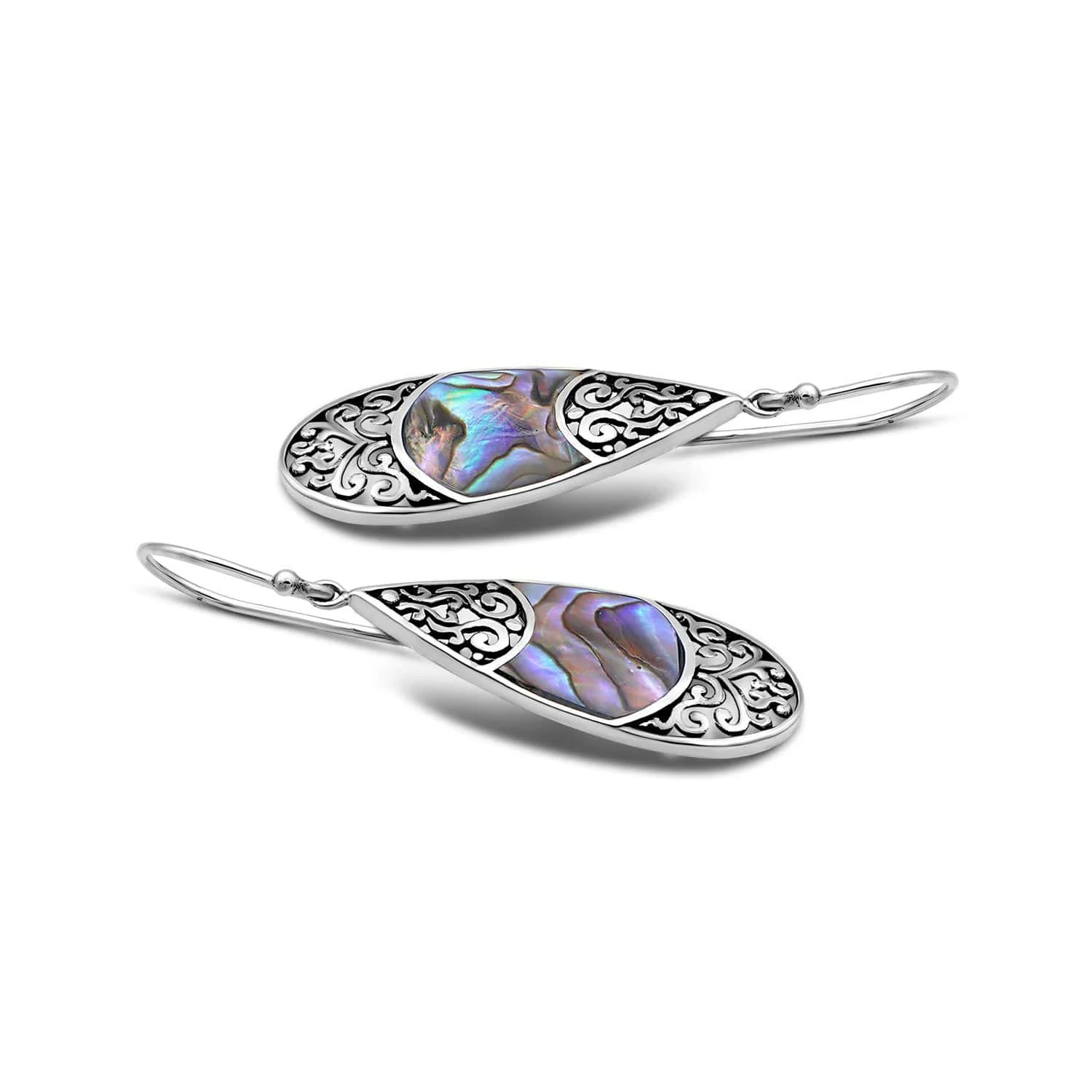 Artisanal Sterling Silver Abalone Earrings-EAABABA4270-S1-C.jpg