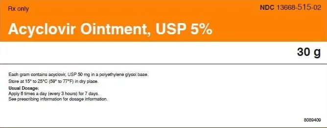Topical Acyclovir Ointment | 2 Tubes