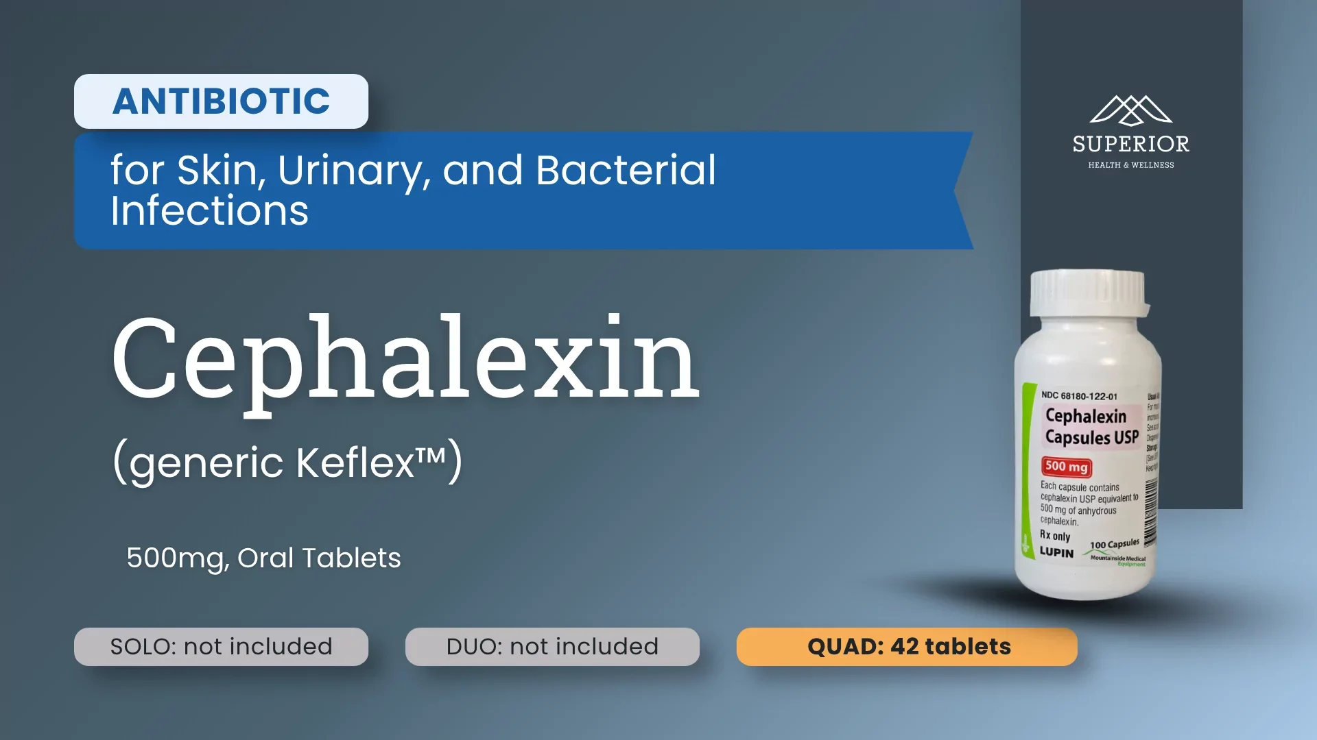 Cephalexin | Antibiotic for Skin, Urinary, and Bacterial Infections
