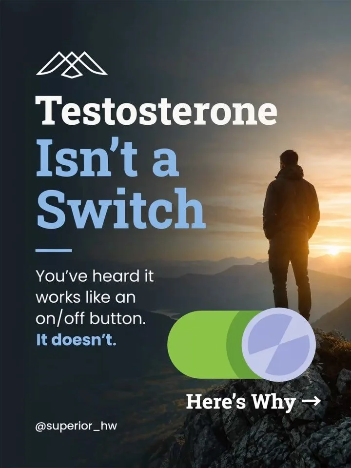 It&rsquo;s an easy assumption to make. Low number, low energy. High number, high energy. But your endocrine system doesn&rsquo;t work on a dial. It works through communication, and communication depends on more than volume.

Think of it like a text m
