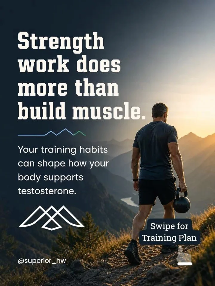 Strength training can support more than muscle. Your routine, recovery, and consistency all play a role in how your body functions over time.

Save this slide now to easily reference later. Focus on compound lifts, steady progress, rest, and recovery