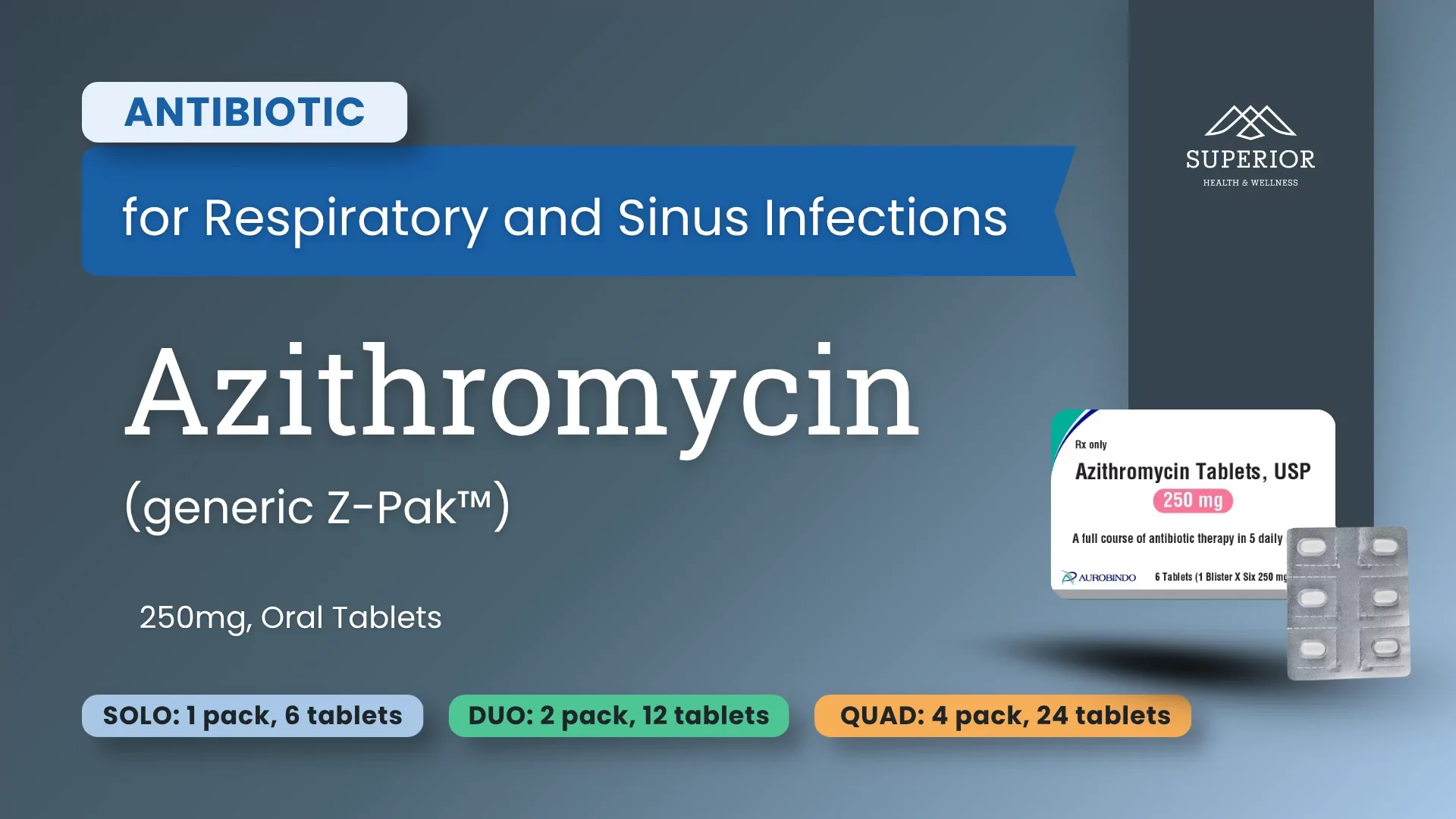 Azithromycin |  SOLO, DUO, QUAD