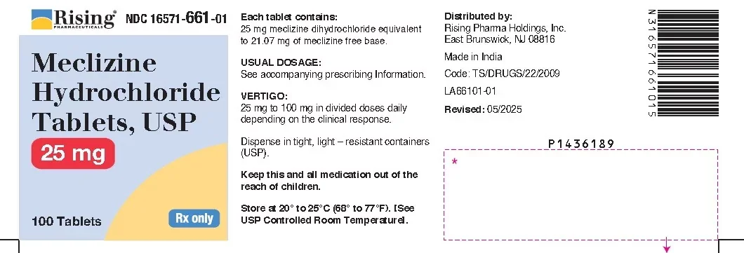 Meclizine Hydrochloride | Oral Tablets for Motion Sickness and Vertigo Relief
