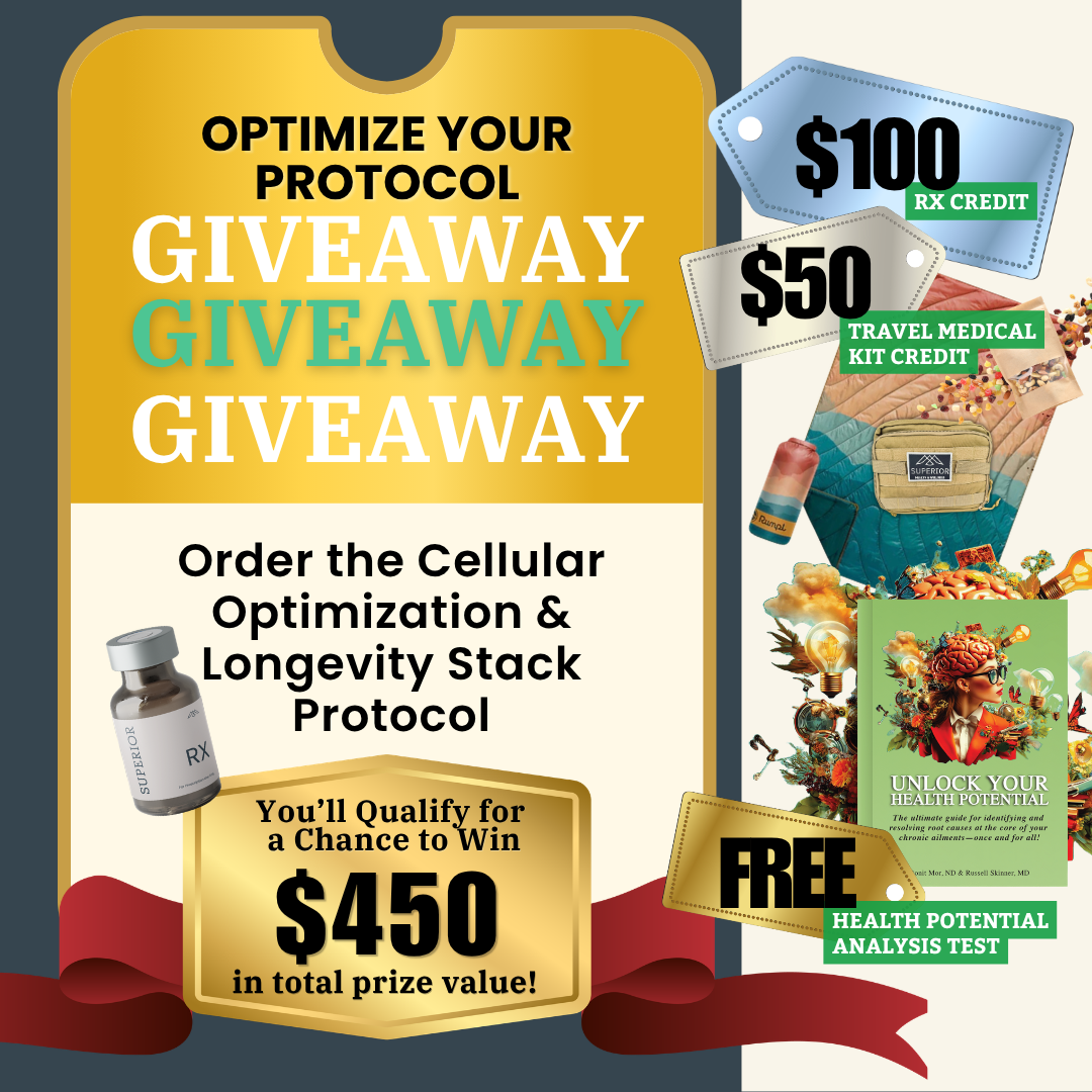 Active Patients: Order the Cellular Optimization & Longevity Stack for only $260