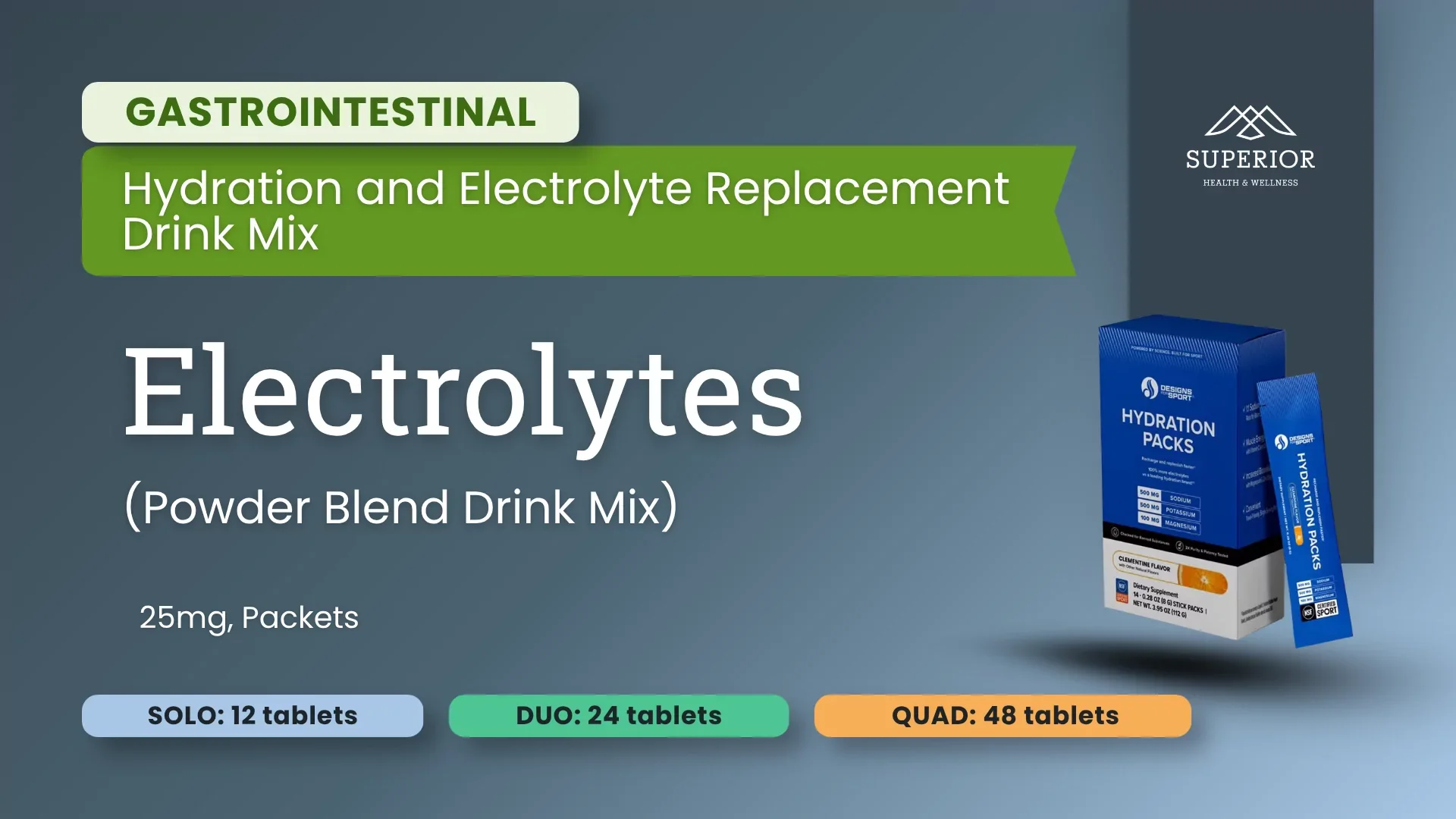 Electrolyte Blend | Hydration and Electrolyte Replacement Drink Mix