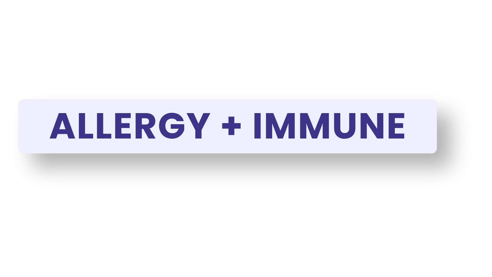 Allergy + Immune