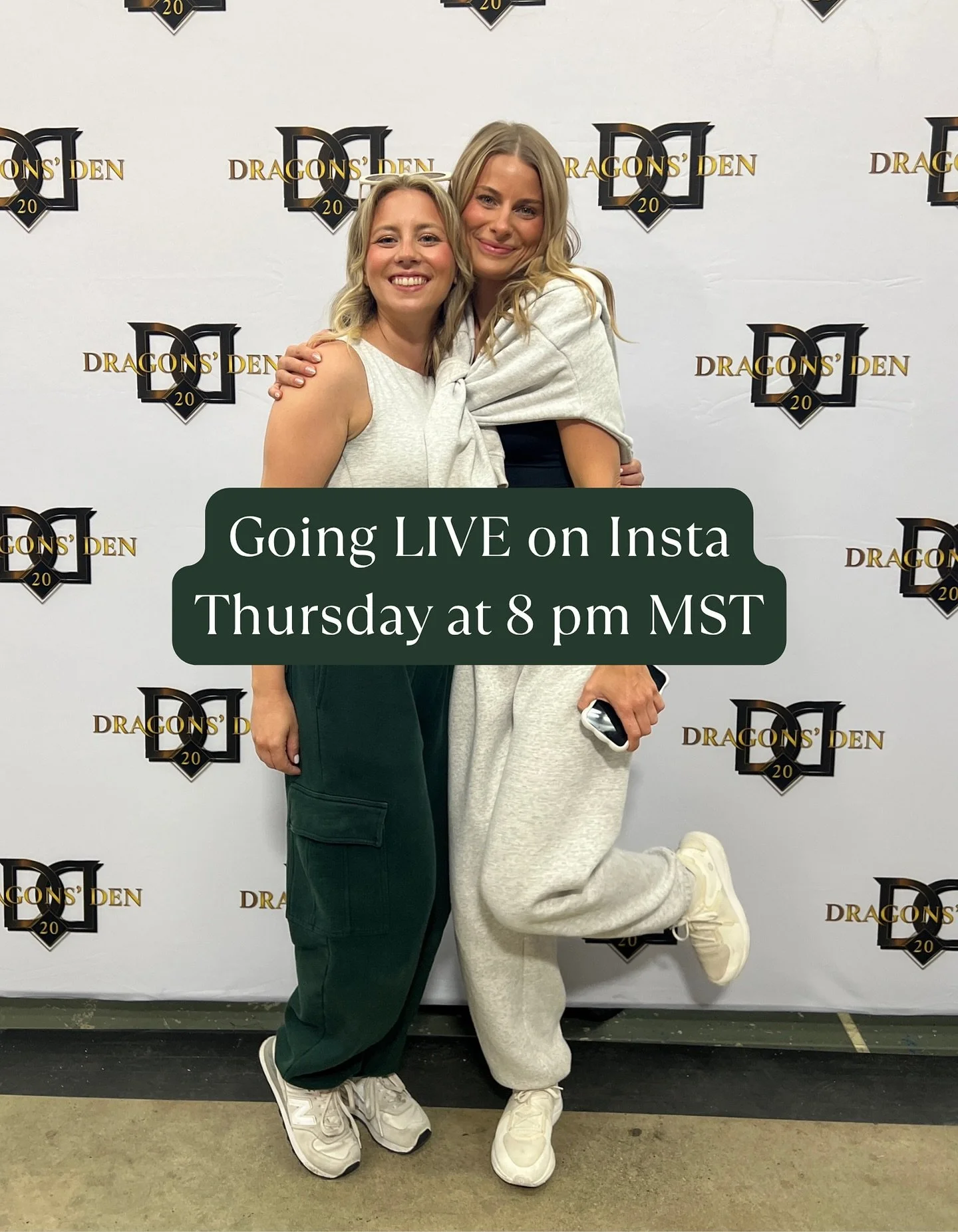 Catch our reaction LIVE on instagram TONIGHT as we watch our Dragons&rsquo; Den episode. 🐉🎥
