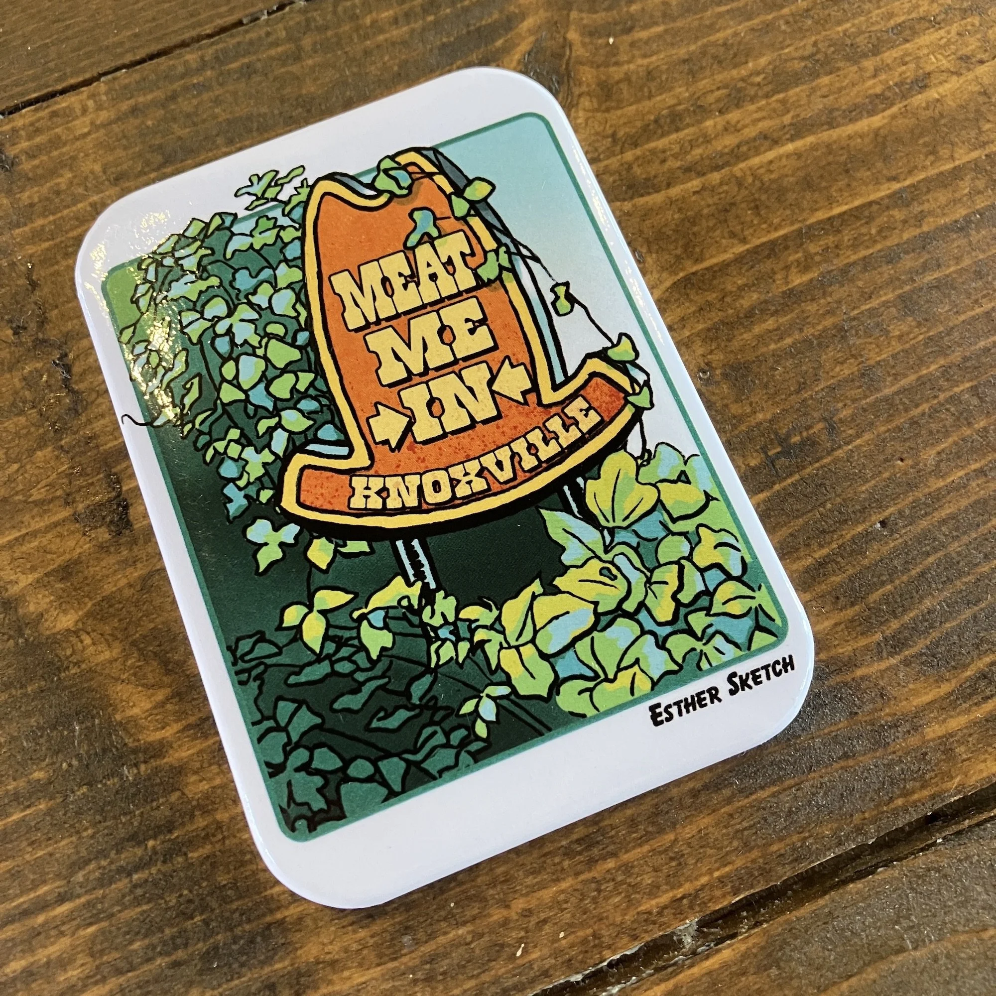 Meat Me in Knoxville Magnet 2.5"x3.5"