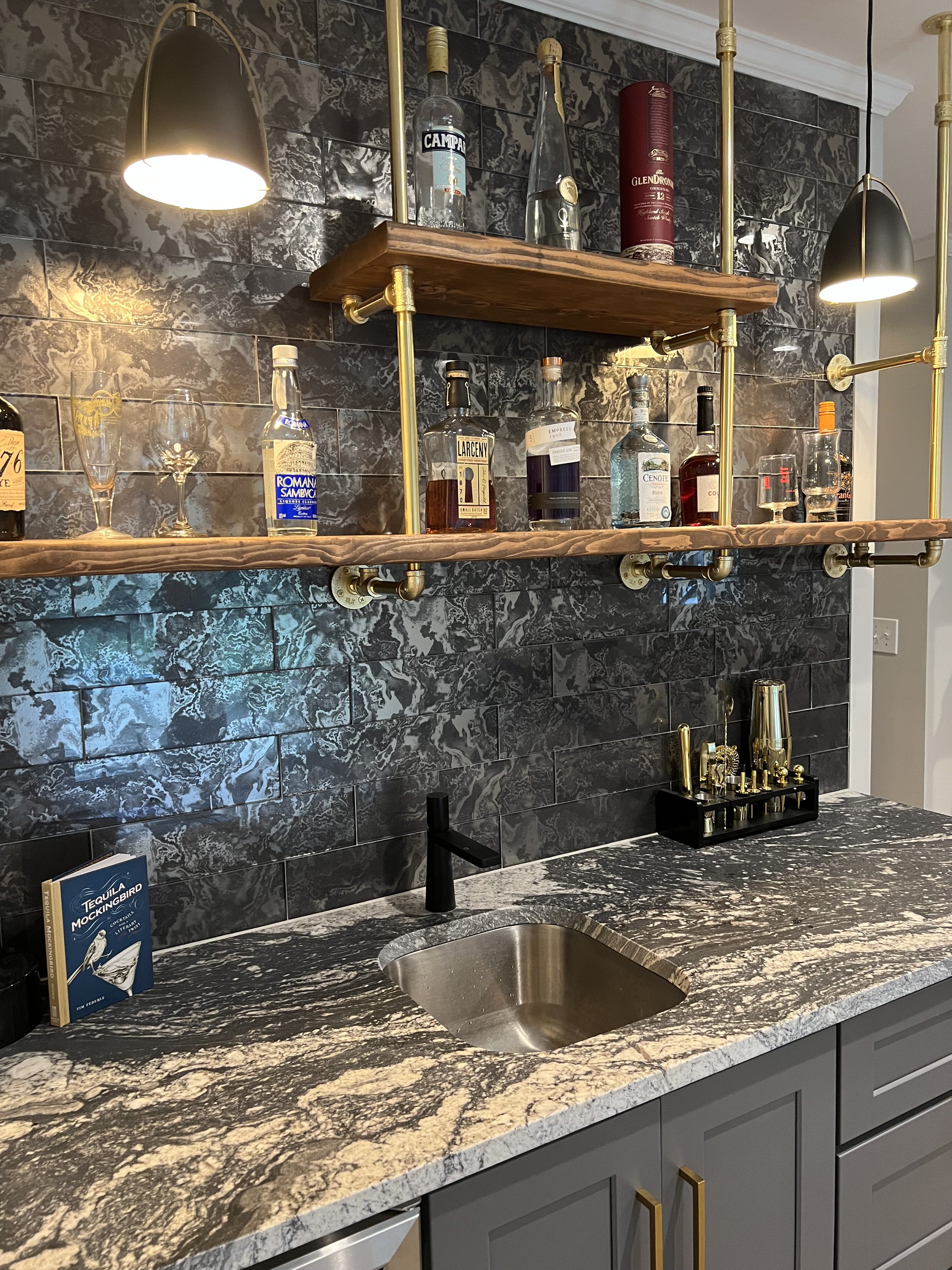 Basement bar