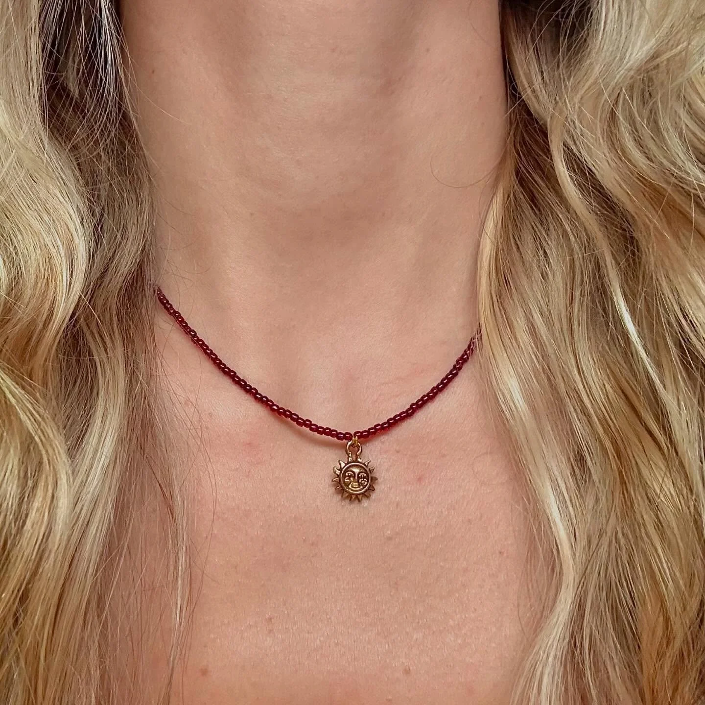 Golden Hour Collection Necklaces from this week&rsquo;s drop! There is only one of each piece, grab it before it&rsquo;s gone!!! A touch of gold meets a hint of violet&hellip;🪻🌜🔮

AVAILABLE NOW - Link in Bio 💜✨

#goldenhour #handmadejewelry #purp