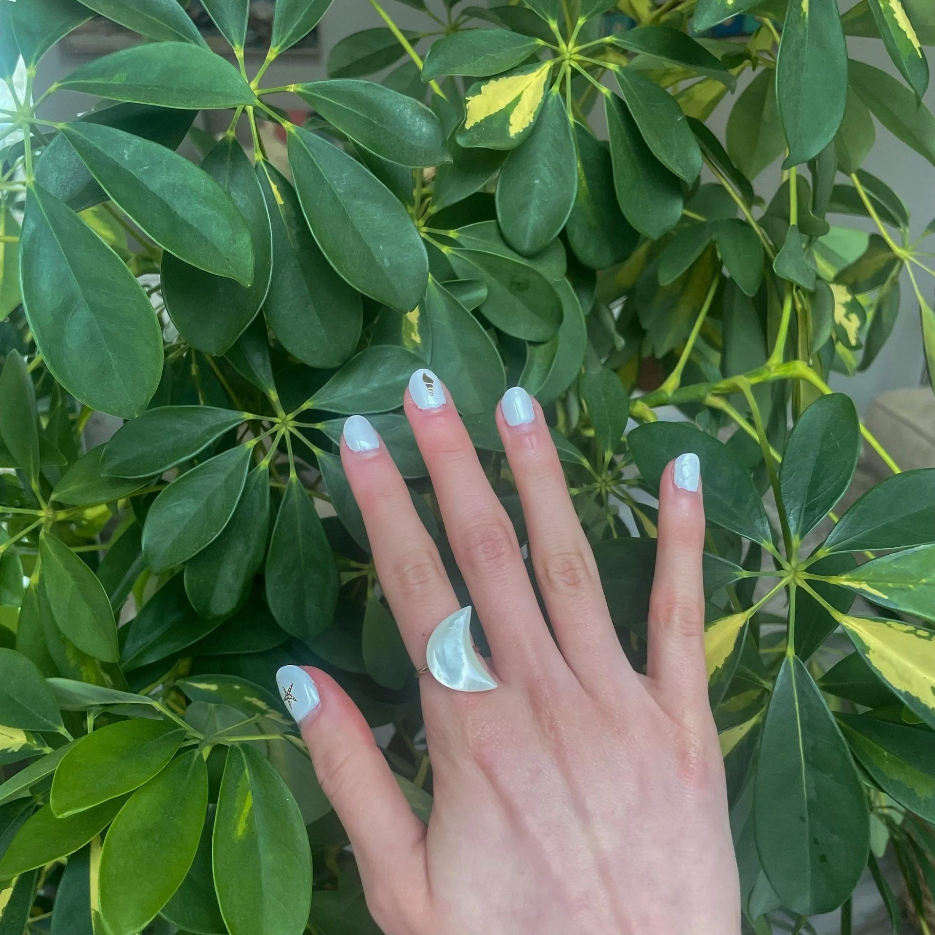 Vintage Moon Gold Ring