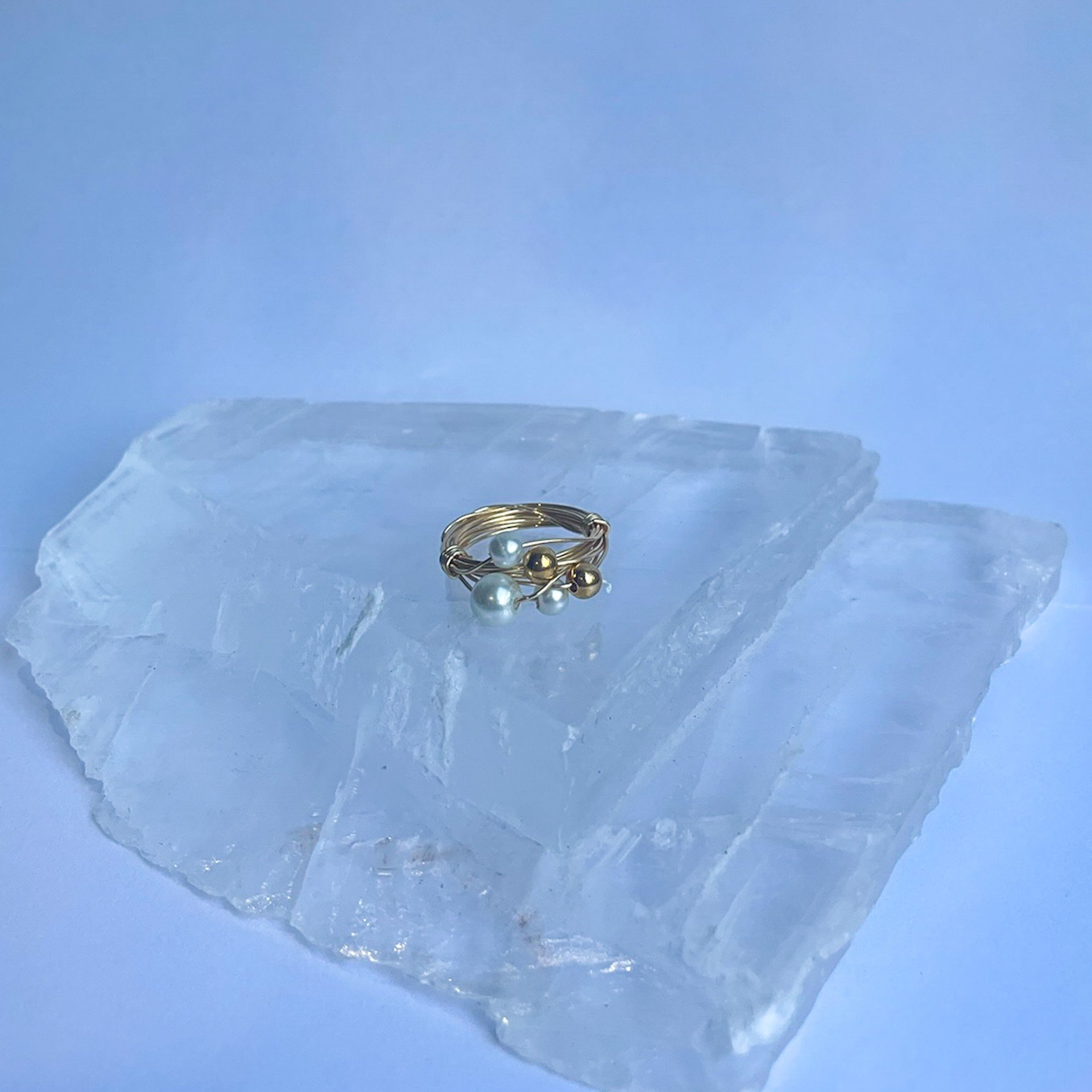 Multi gold wire and beaded ring staged.jpg