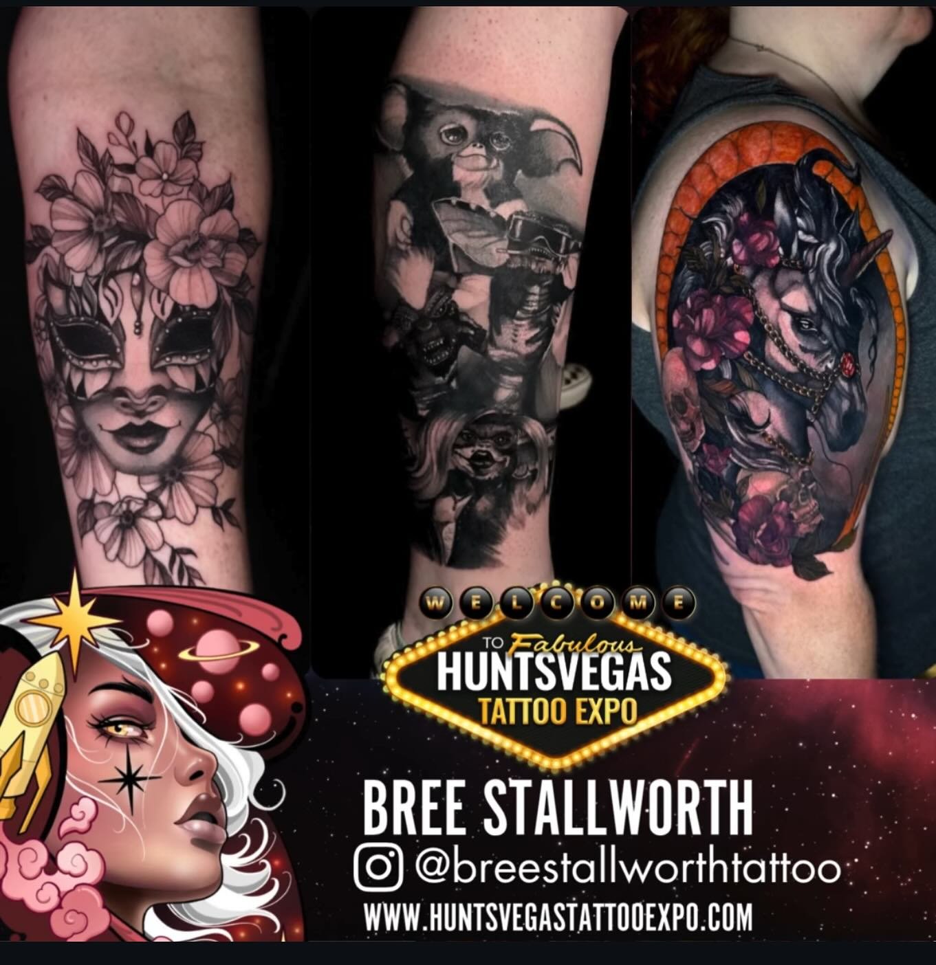 I&rsquo;ll be tattooing at @huntsvegastattooexpo with @ryantedduarte_tattoos this year! Come see us!