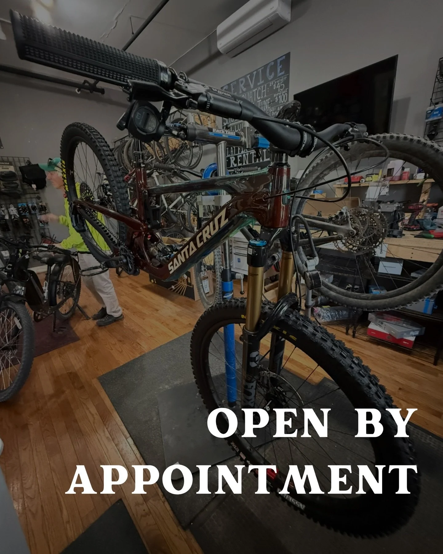 We are going to take some much needed time off in the New Year, but we are still open by appointment, and have fat bike rentals available to book on our website. 

2026 Cannondale and Santa Cruz models are rolling in we still have some amazing deals 