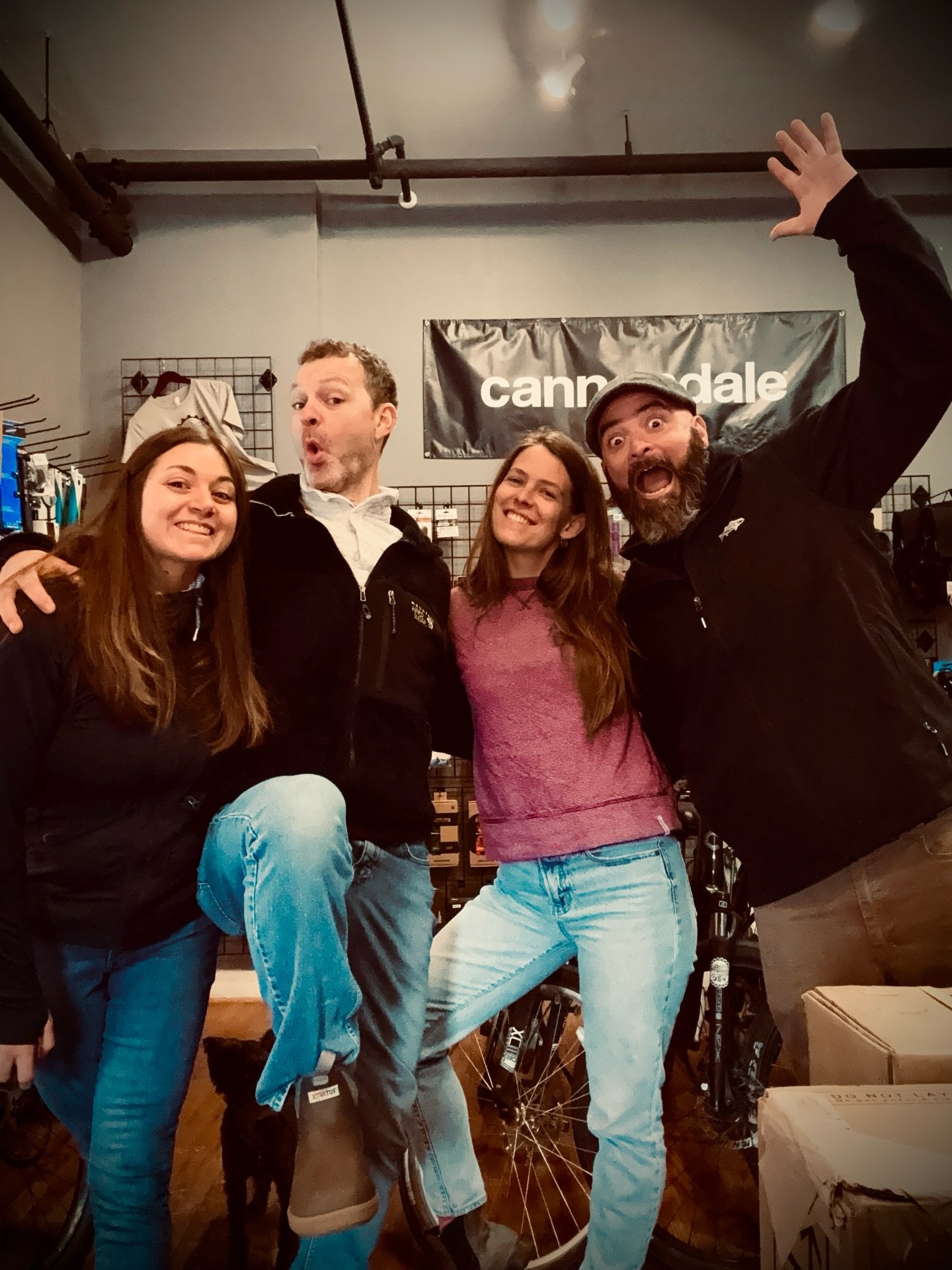 The meeting of the minds behind the scenes at Riverside Cycles! 

Spring is on the way and the shop is buzzing again. We&rsquo;re restocking the floor, tuning up the rental fleet, dialing in the service bench, and getting everything ready for another
