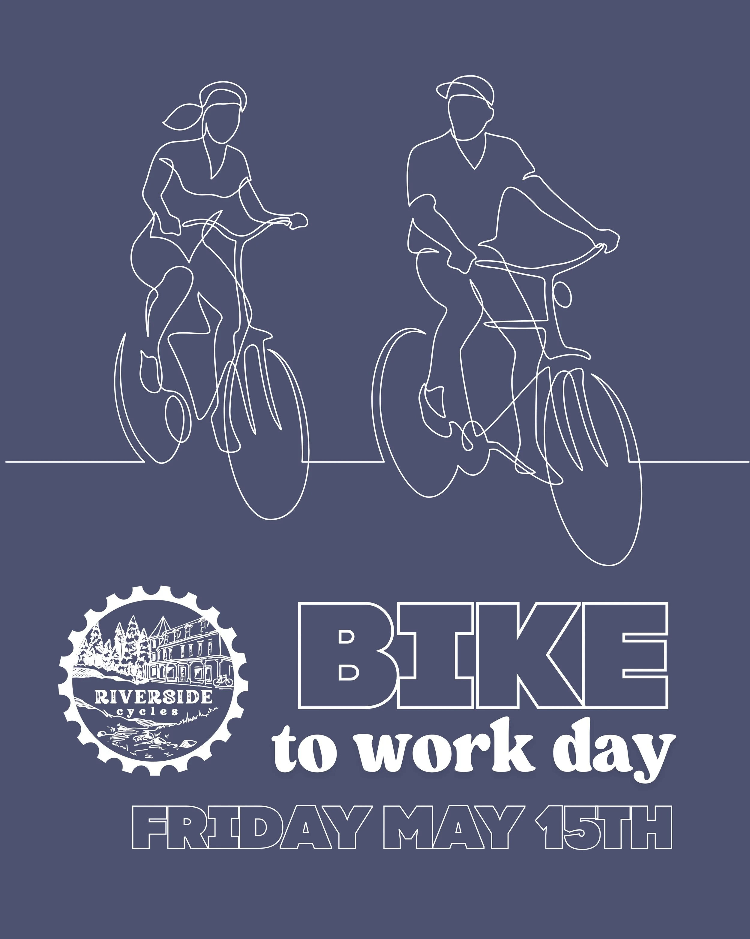 🚲 Happy National Bike to Work Day!

Skip the car, grab your bike, and enjoy the ride this Friday, May 15th. Whether you&rsquo;re commuting across town or just cruising through Hardwick, every ride counts. 🌿☀️

Stop by Riverside Cycles if your bike 